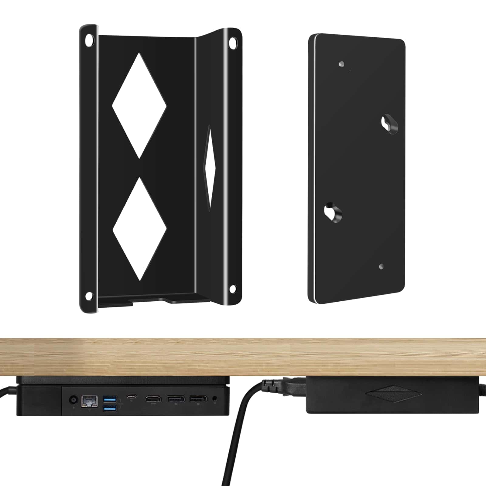 Soporte de montaje bajo el escritorio para Dell WD19 / - Imagen 8