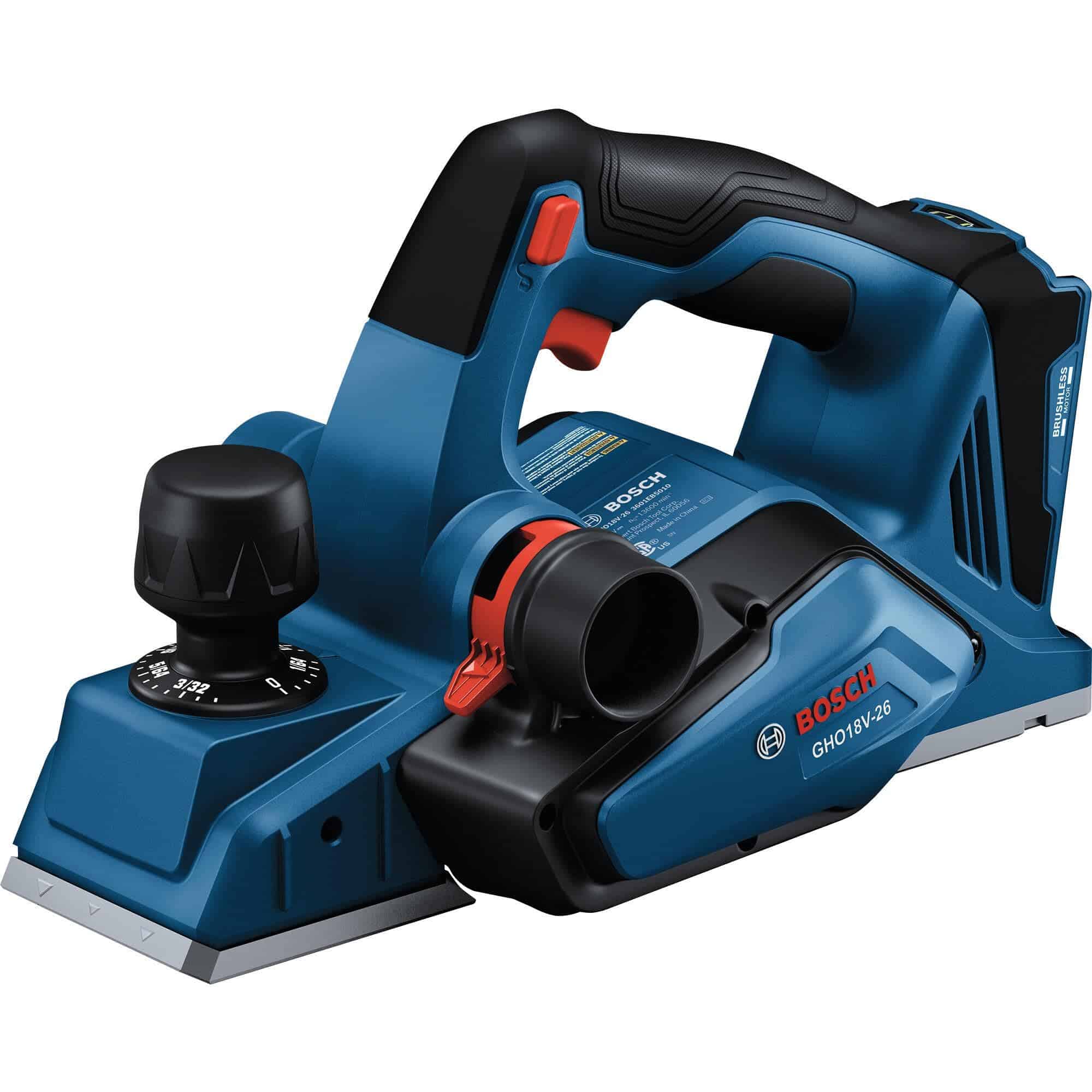 Cepilladora Bosch GHO18V-26N 18V Brushless - 13,600 RPM,