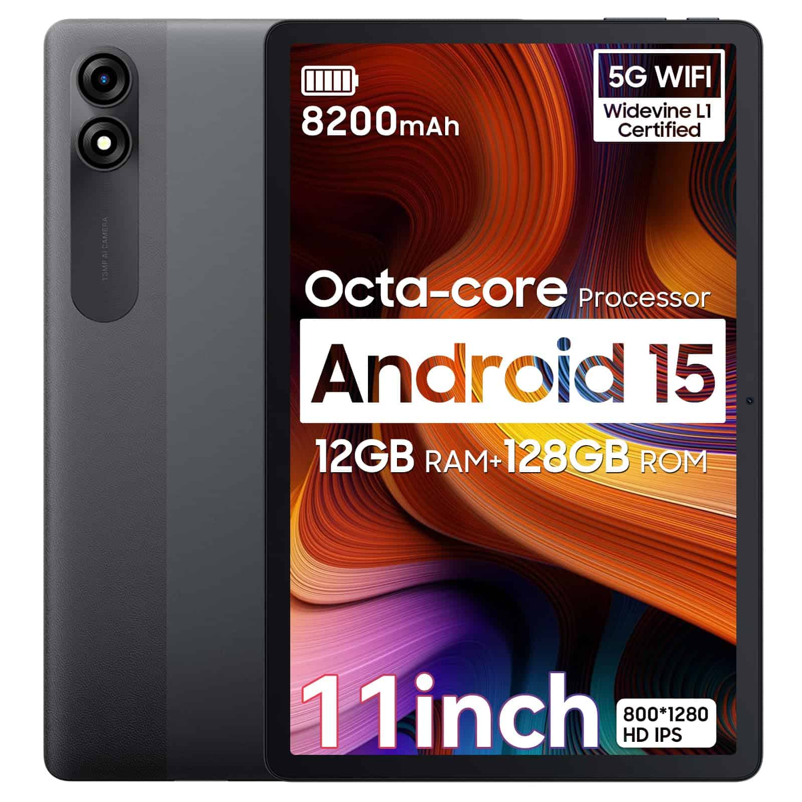 Tablet Blackview 2025 Android 15 de 11 pulgadas, Tab 90WiFi