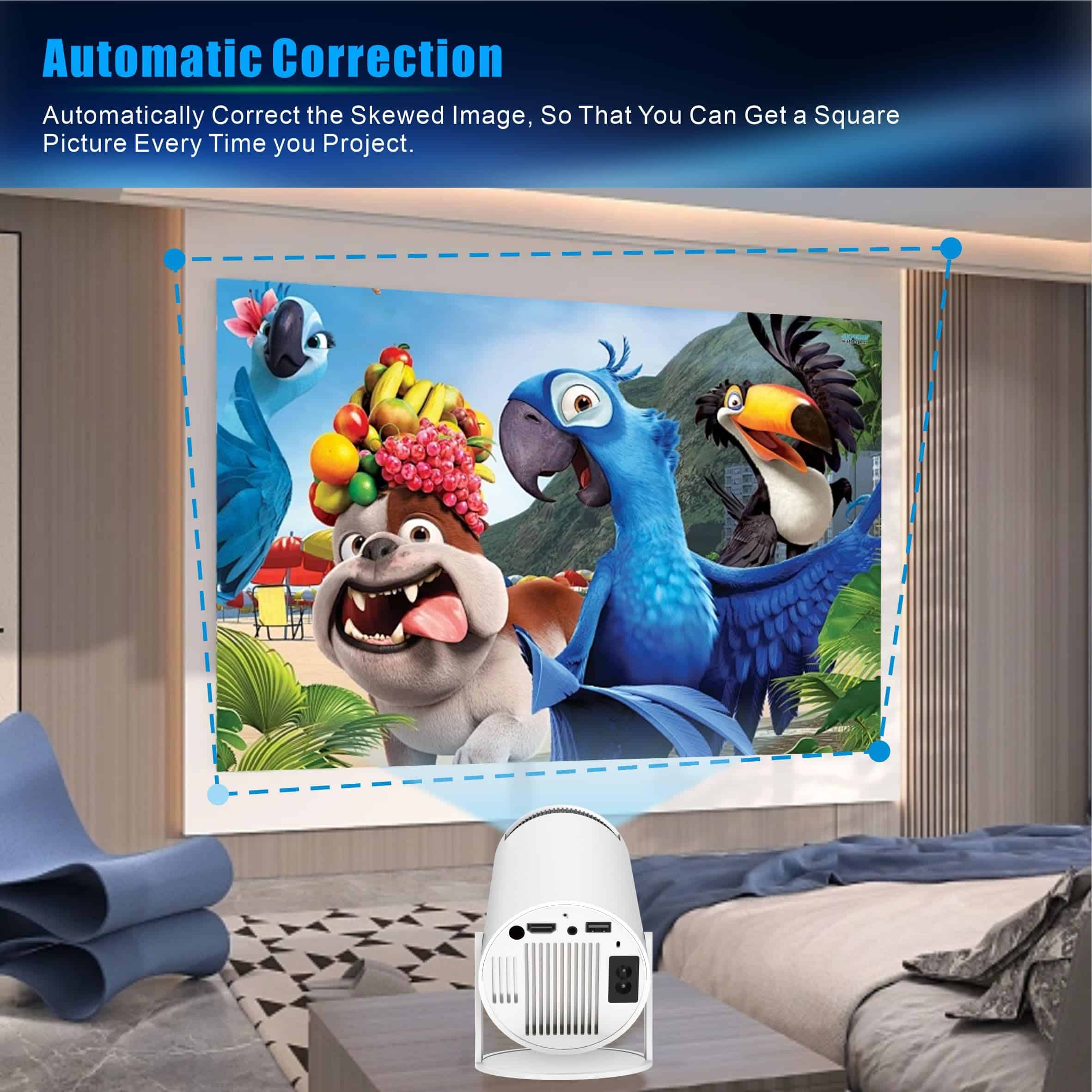 Proyector Mini Inteligente - 4K con WiFi 6 y Bluetooth 5, - Image 7