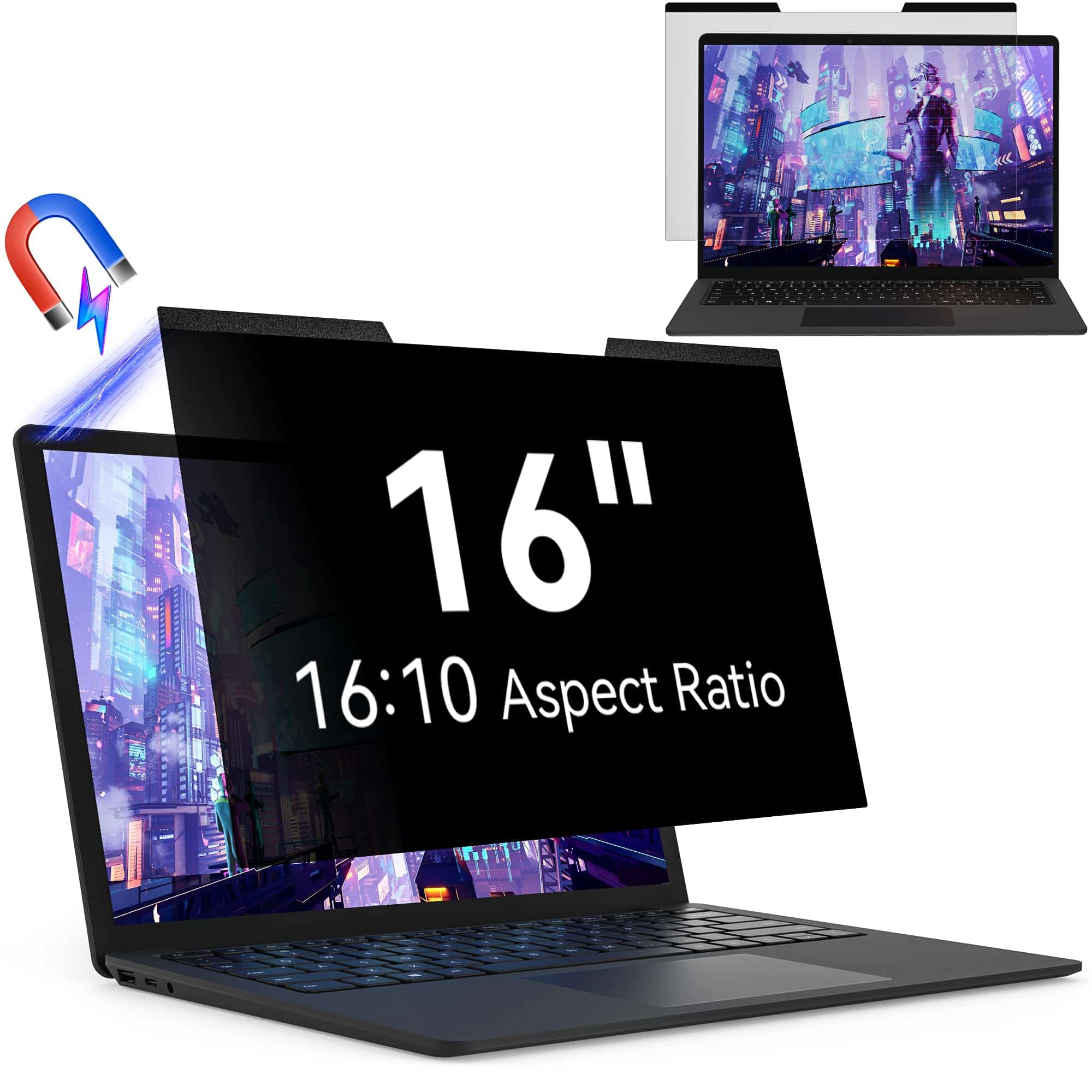 Privacy Screen Magnético de 16 pulgadas para Laptop de