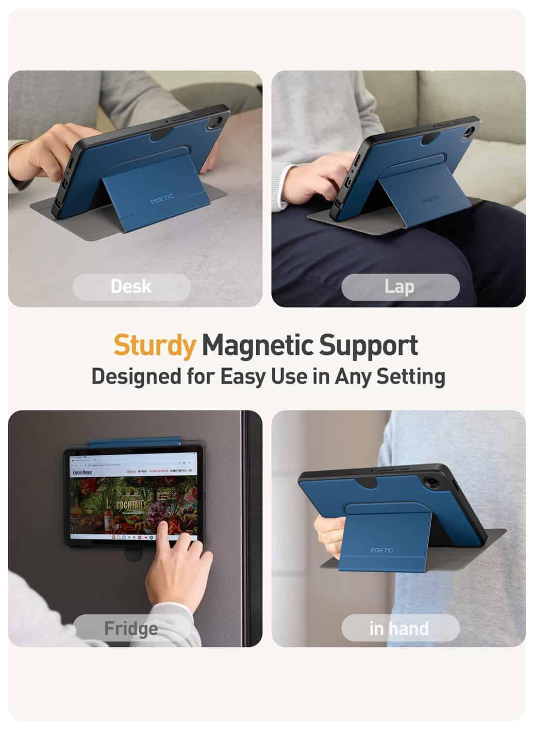 Funda Poetic Explorer Magnética para Samsung Galaxy Tab A9 - Image 7