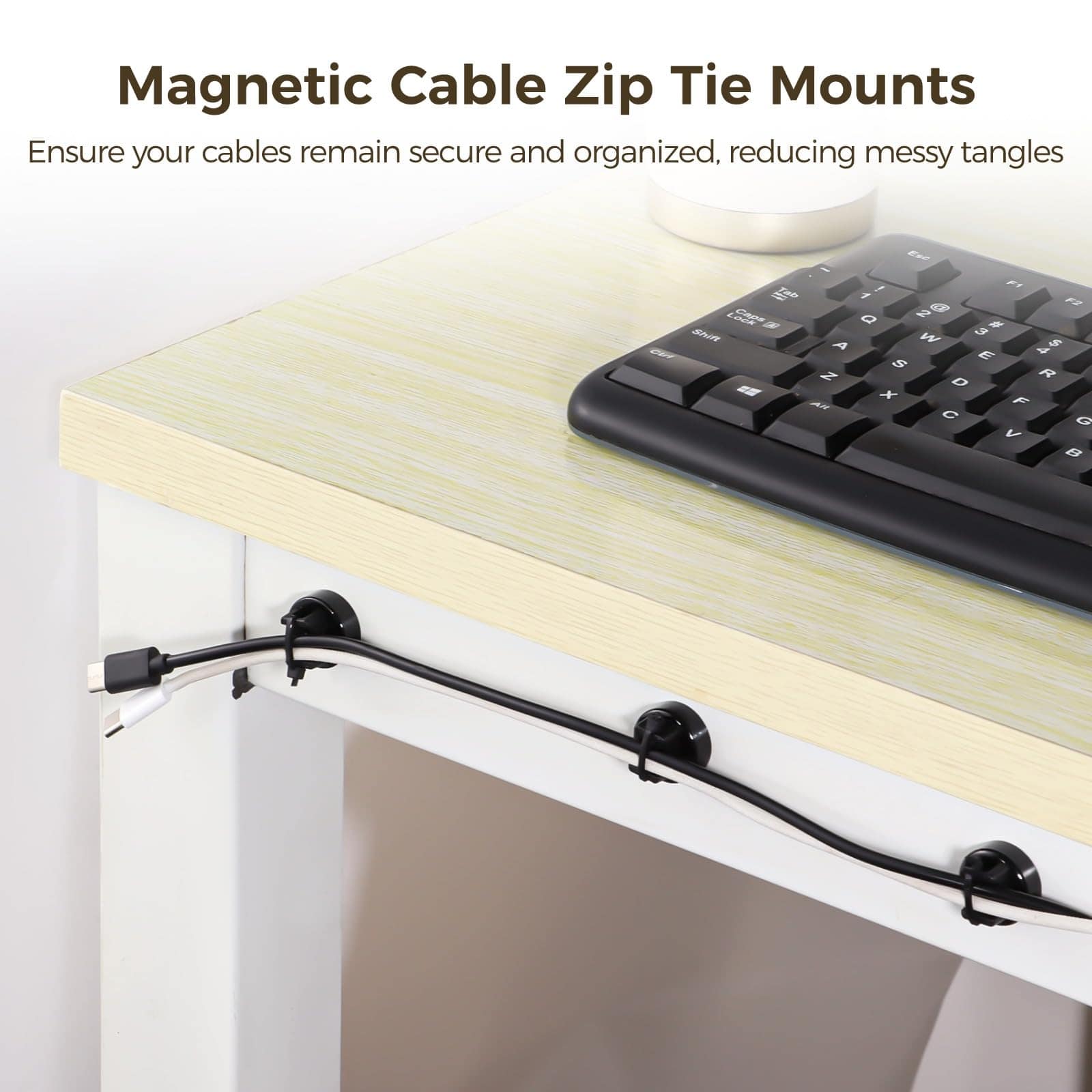 Amarres Magnéticos para Cables, 50 Piezas de Imanes con 200 - Image 3
