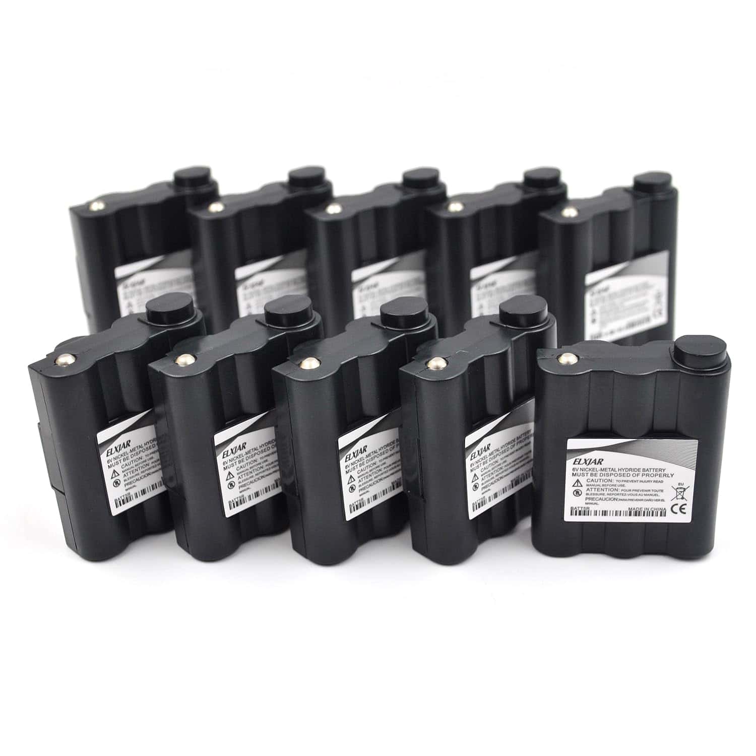 (Paquete de 10) Baterías Recargables 6V BATT5R AVP7 para