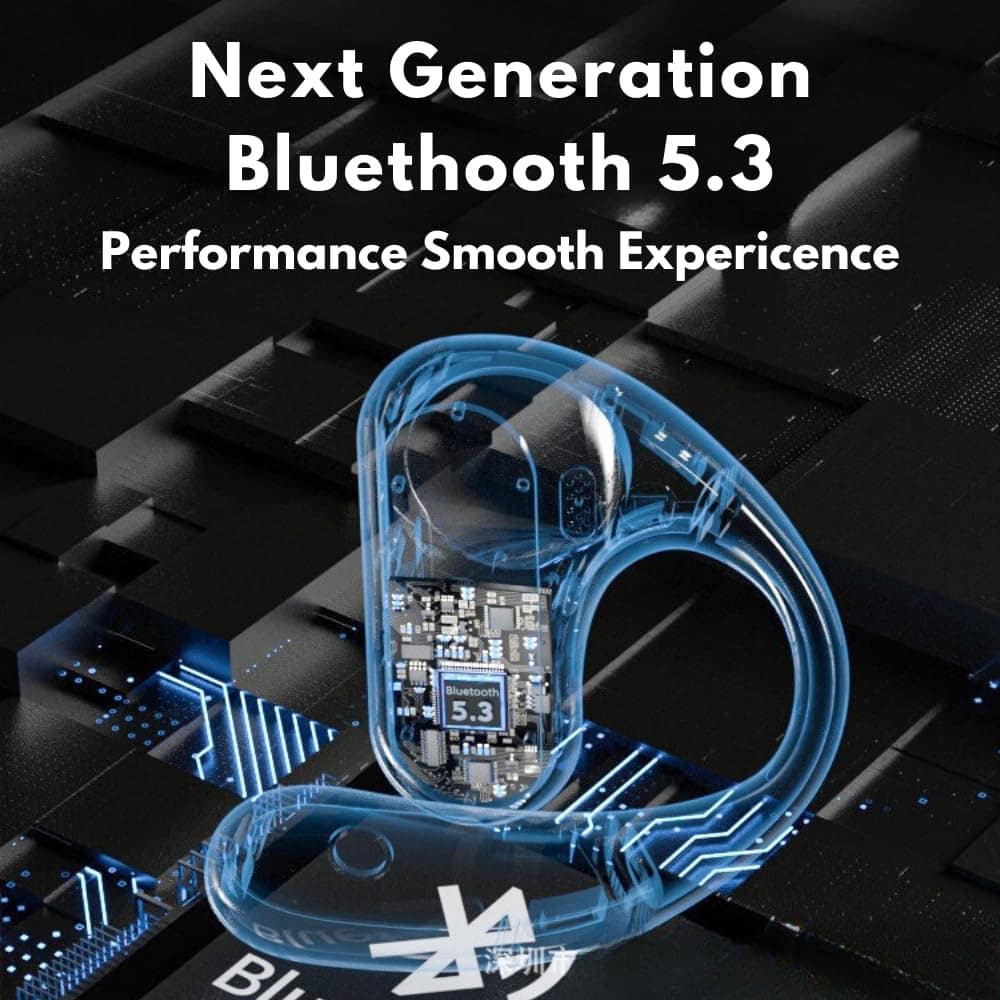 Audífonos inalámbricos SYMTECH Open Ear Bluetooth 5.3 para - Imagen 7