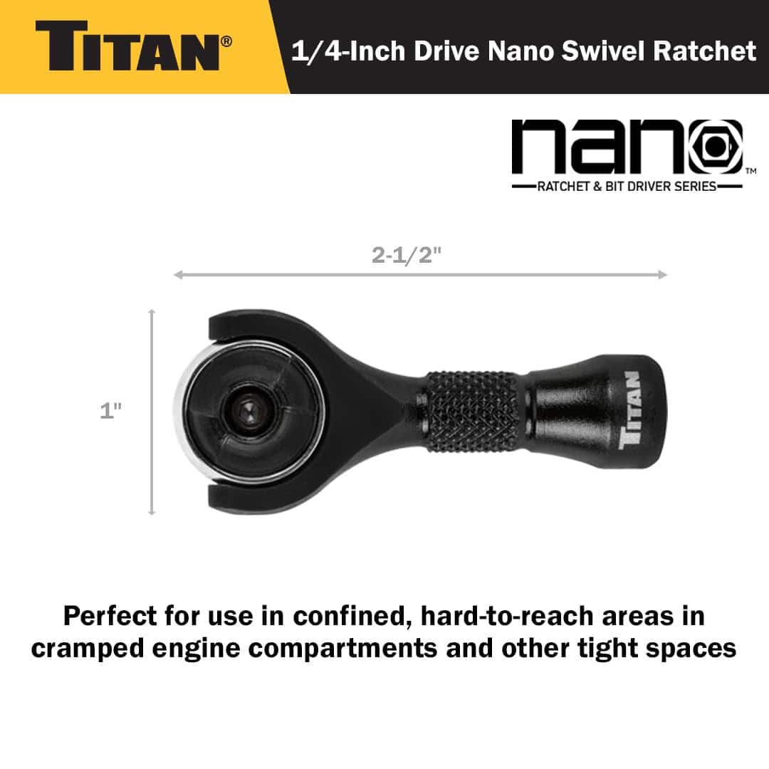 Llave de Trinquete Nano de 90 Dientes con Cabeza Giratoria - Image 5
