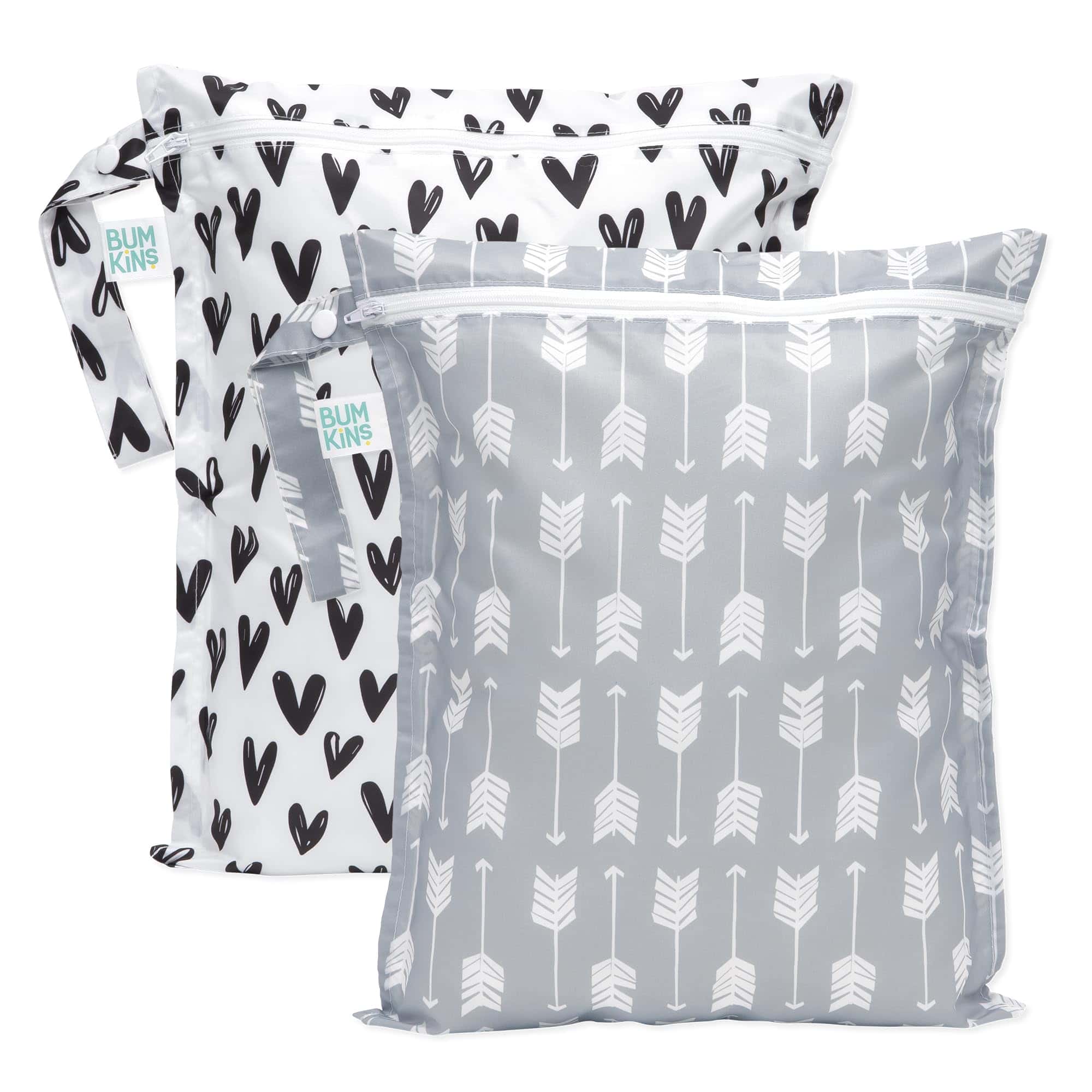 Bumkins – Bolsa Impermeable – Para Bebé, -Flechas y Corazone