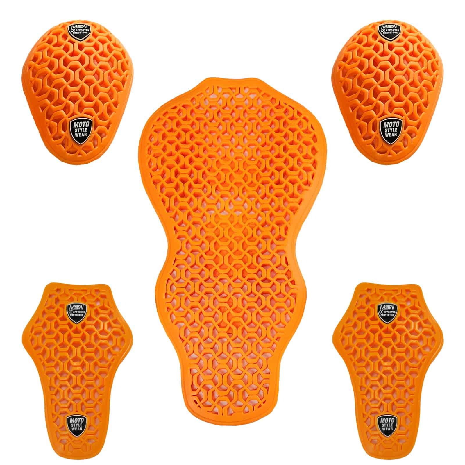 Conjunto de 5 PC - Protectores de armadura certificados CE