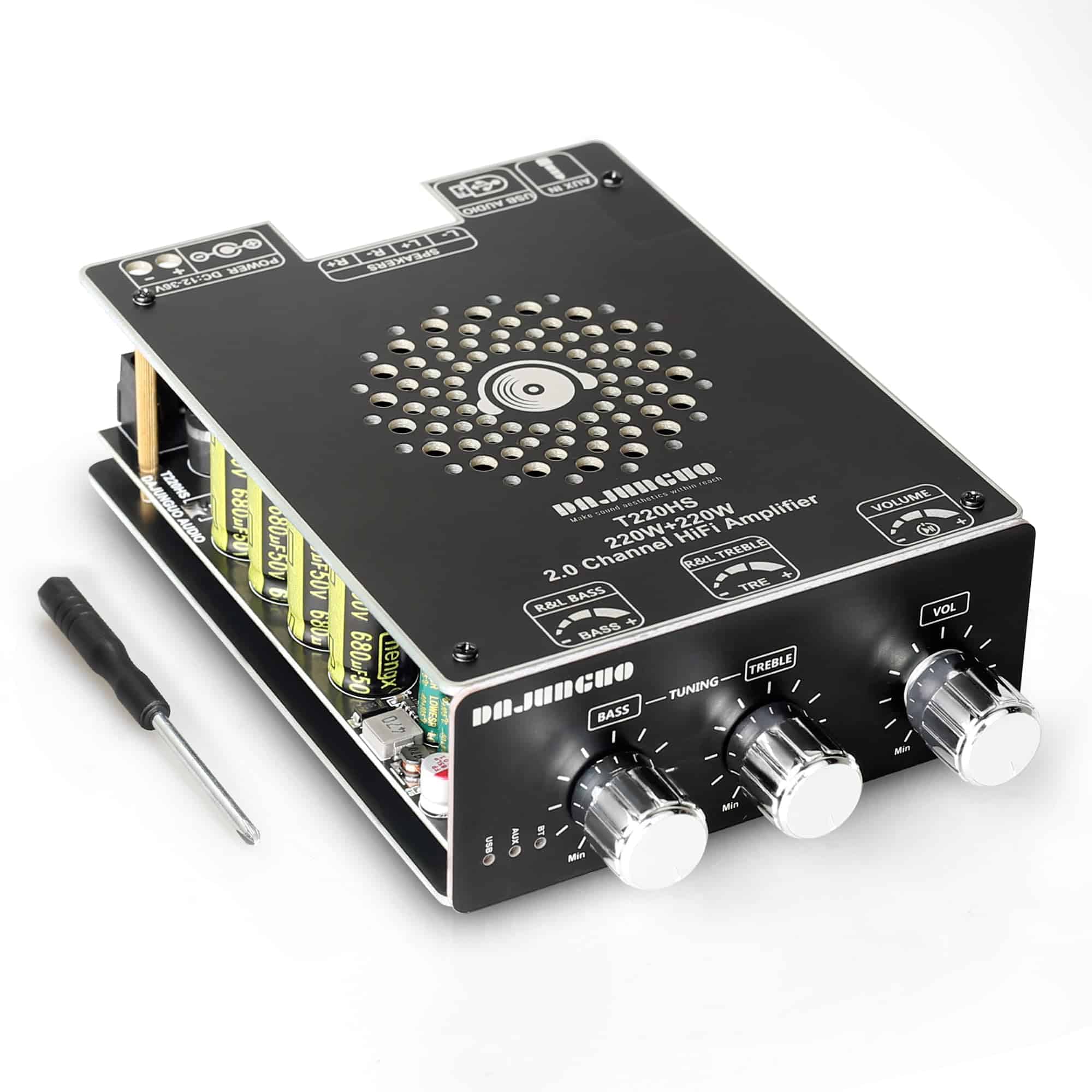 Placa de Amplificador de Potencia T220HS con Subwoofer 2.0