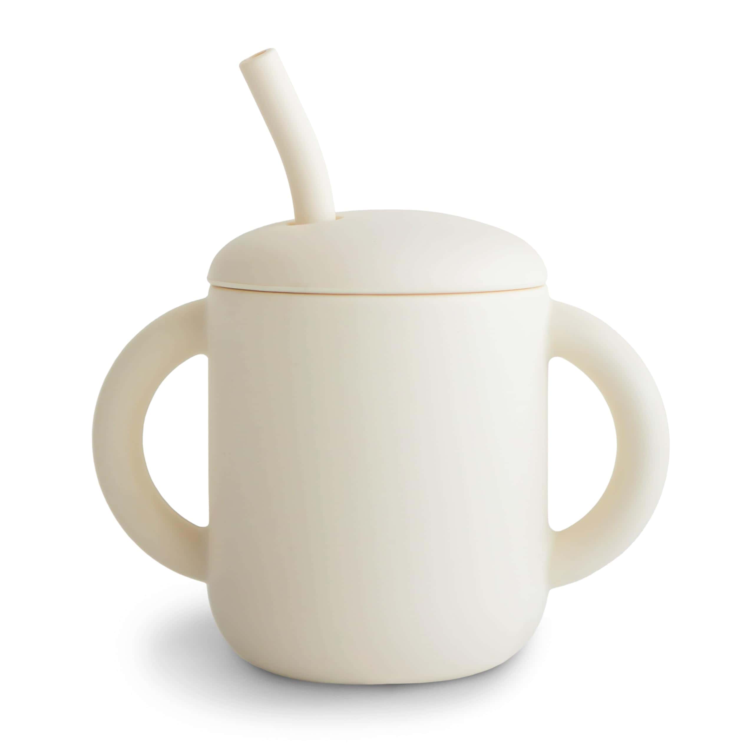 Vaso de entrenamiento y sorbete de silicona 100% para niños