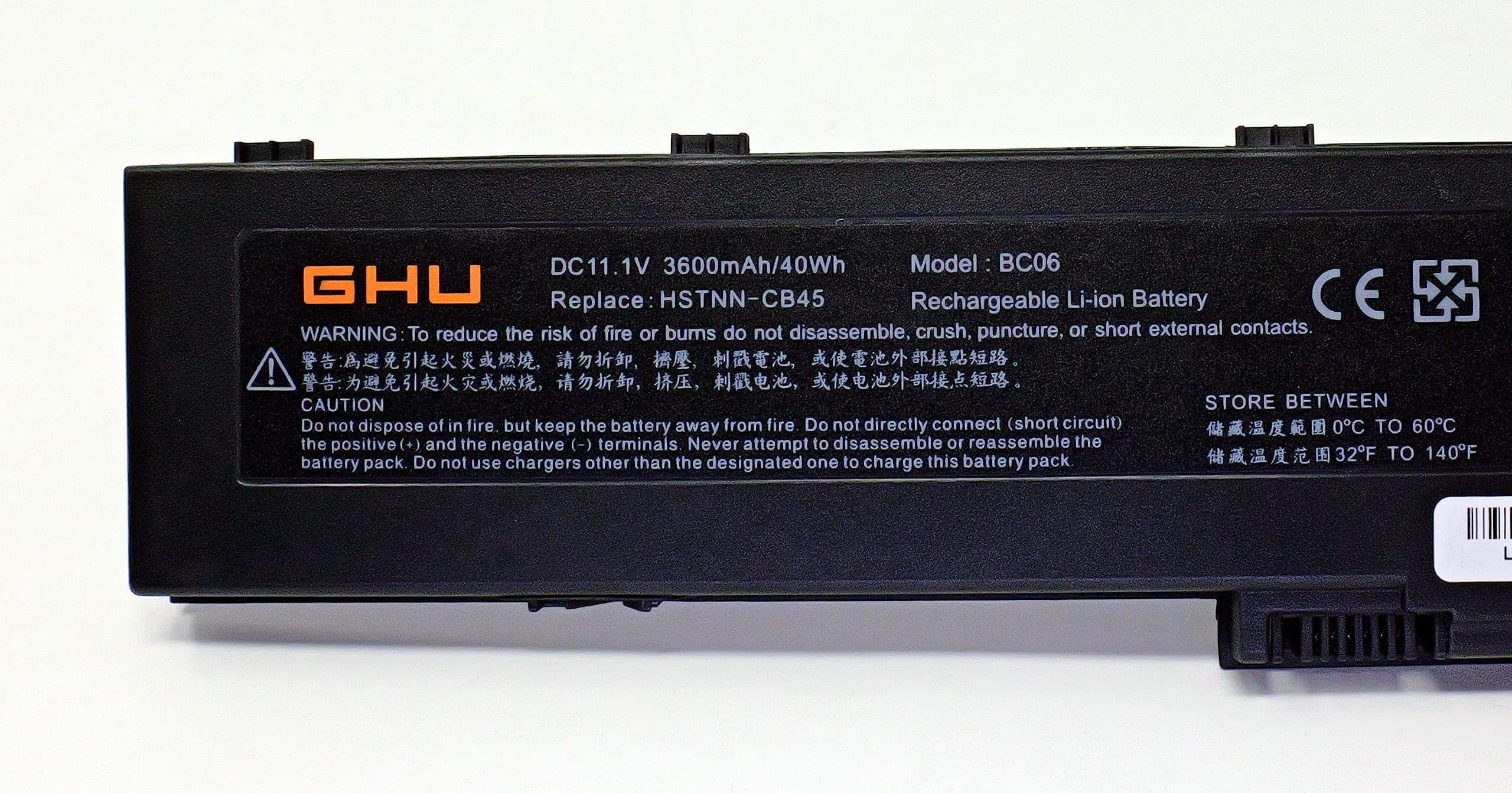 Batería GHU 40 WH 454668-001 compatible con HP EliteBook - Image 6