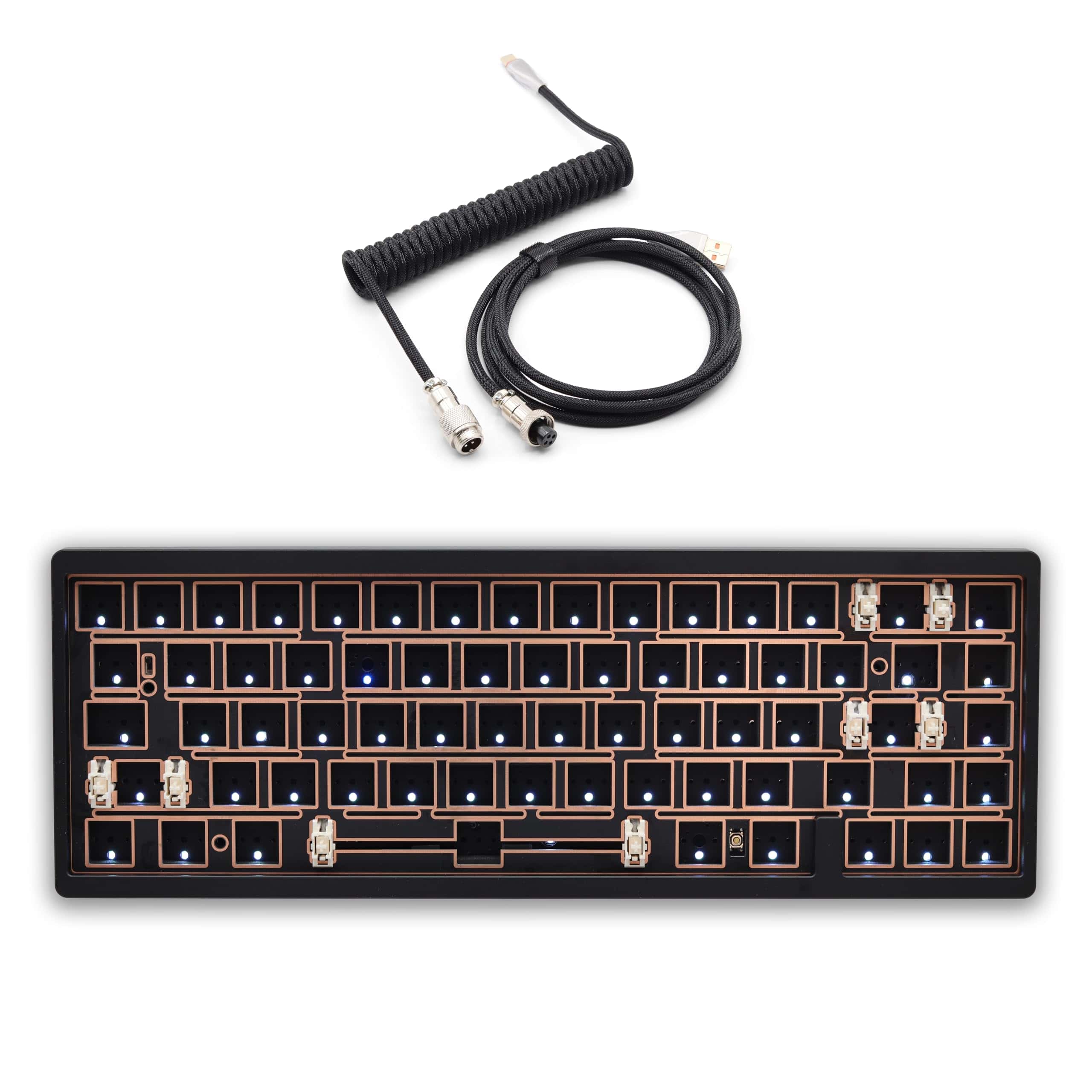 Teclado Glacier Weikav Lucky65 V2, Diseño Compacto 65%,