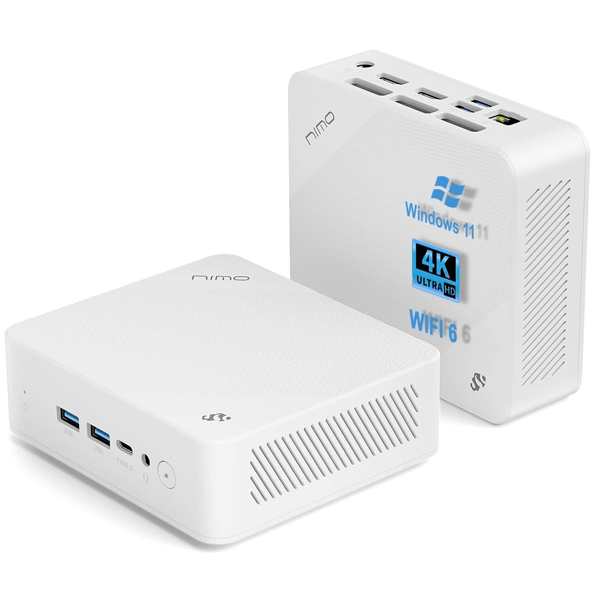 Mini-PC NIMO, 8GB RAM 1TB M.2 SSD Intel -Blanco Macaroon