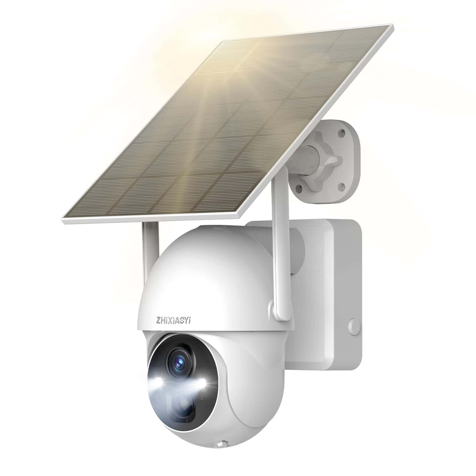 ZHIXIAOYI Cámara de Seguridad Solar Exterior Inalámbrica,