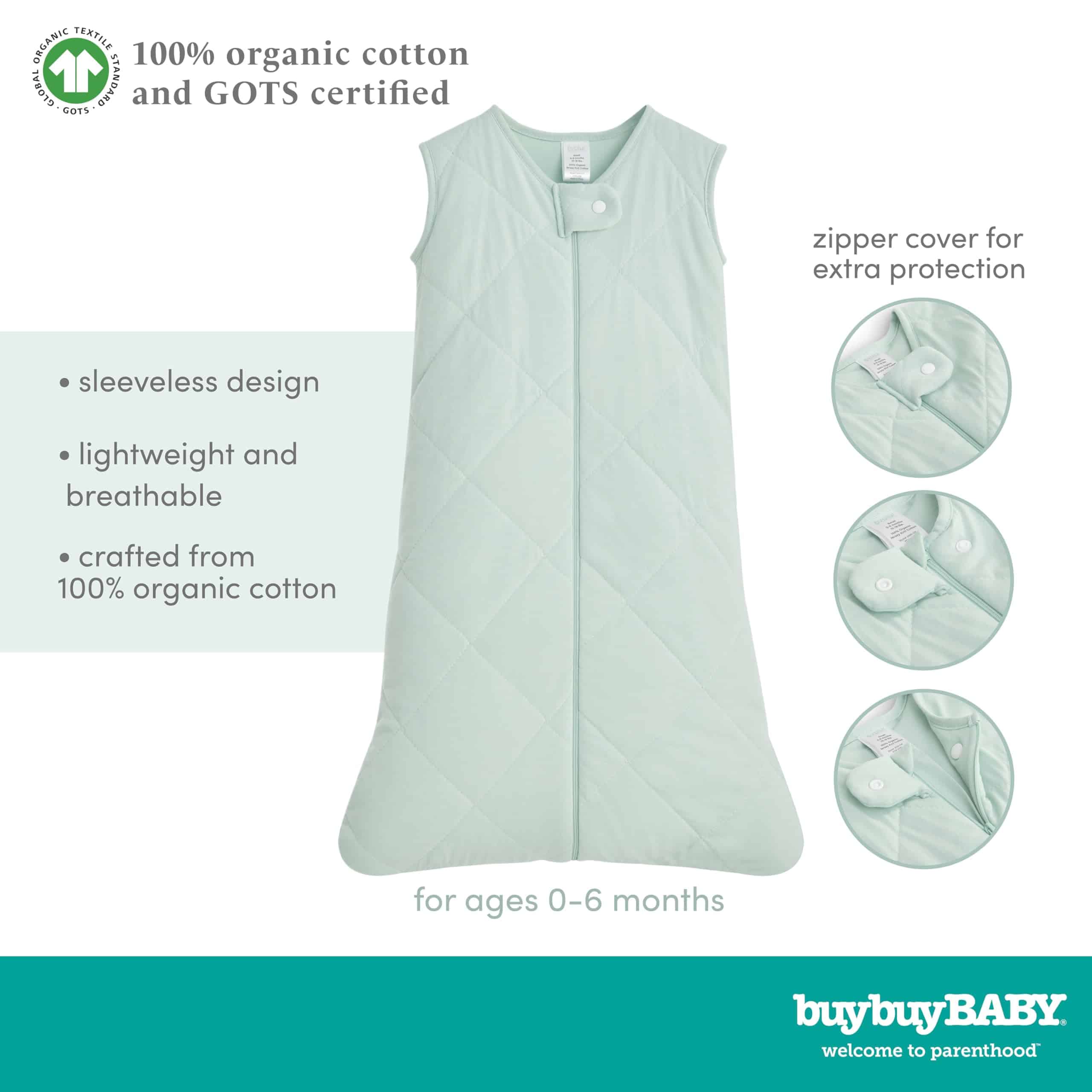 Set de Ropa de Cuna Evolur Dreamer de 3 Piezas, Lavable a - Image 4
