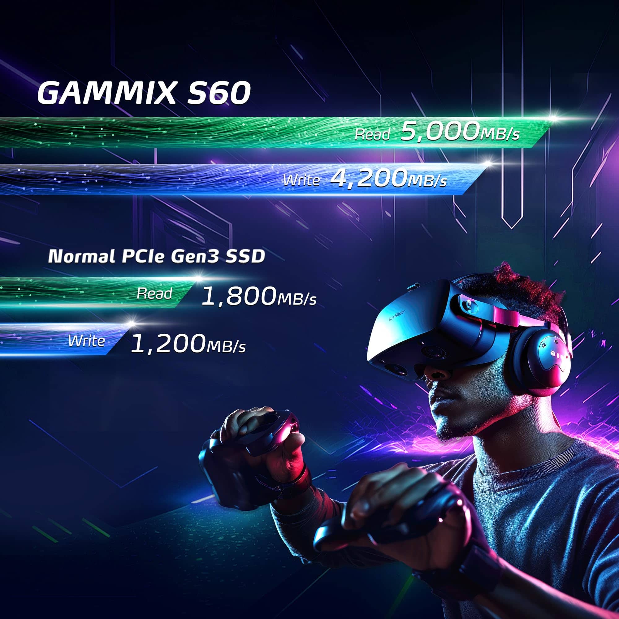 XPG GAMMIX S60 Blade PCIe Gen4 x4 M.2 2280 Solid State - Image 4