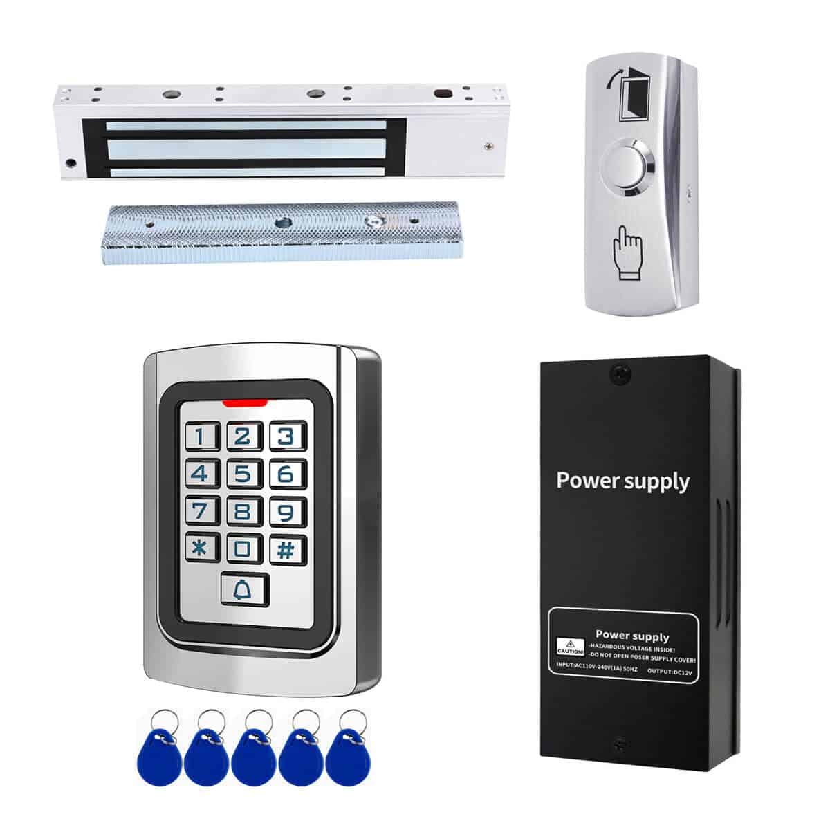Sistema de Control de Acceso de Puerta 600lb Kit de