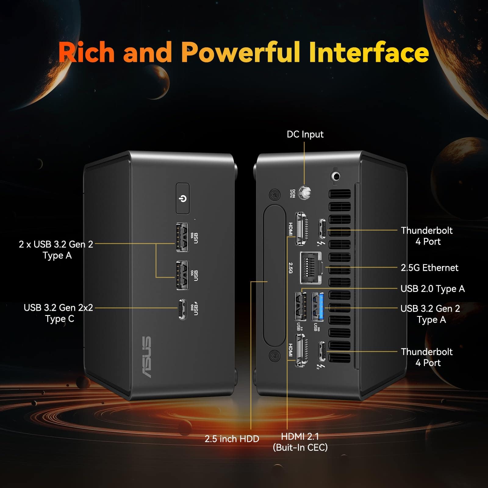 ASUS NUC 14 Pro AI Mini Pc, Ultra 5 125H (14C/18T, Hasta - Image 6