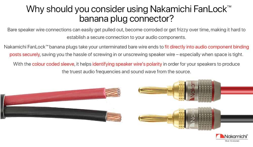 Nakamichi FanLock Excel Series 24k Gold Plated Banana Plug - Image 4