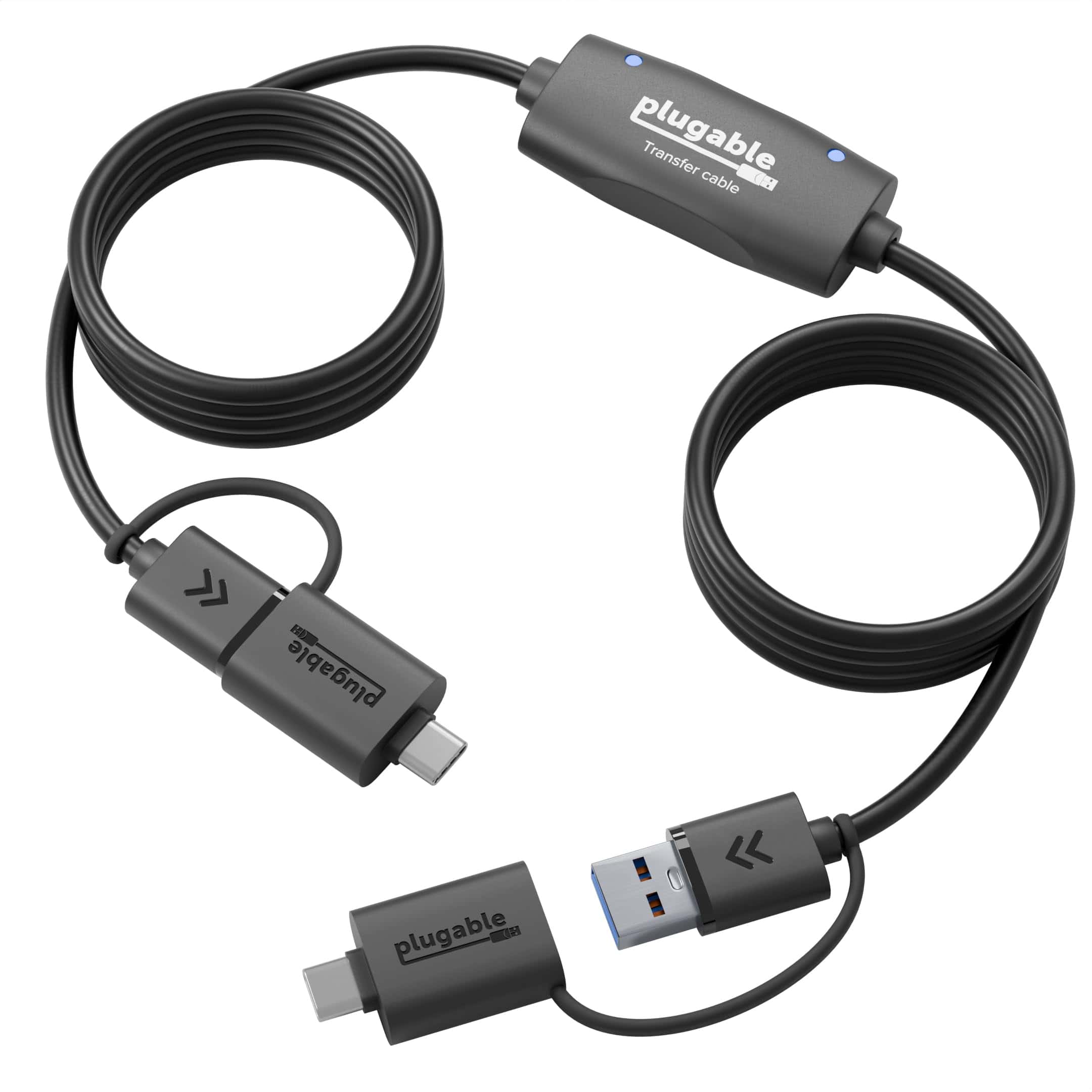 Cable de Transferencia de Datos USB Plugable de PC a PC,