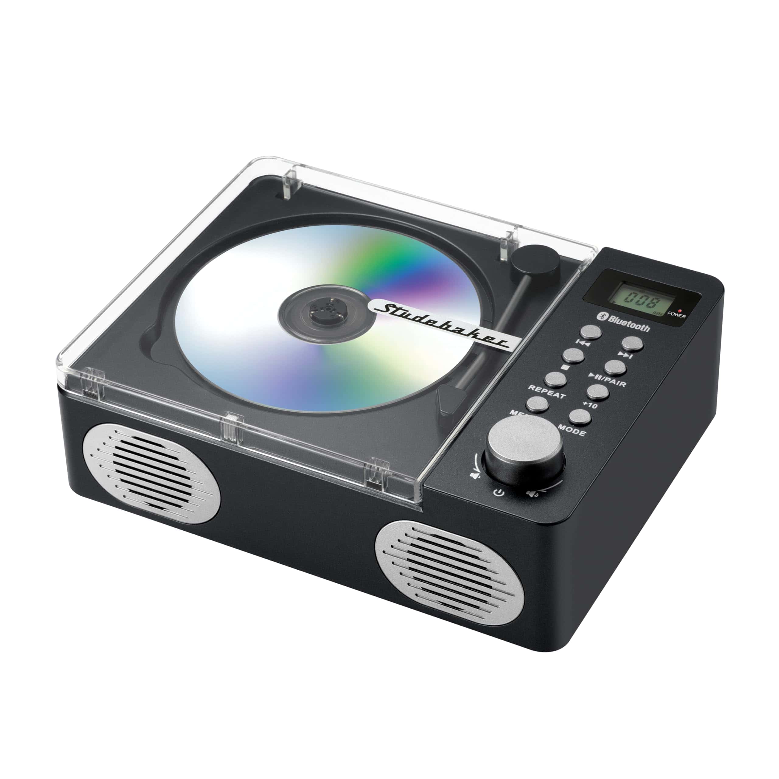 Reproductor de CD portátil estéreo -Negro