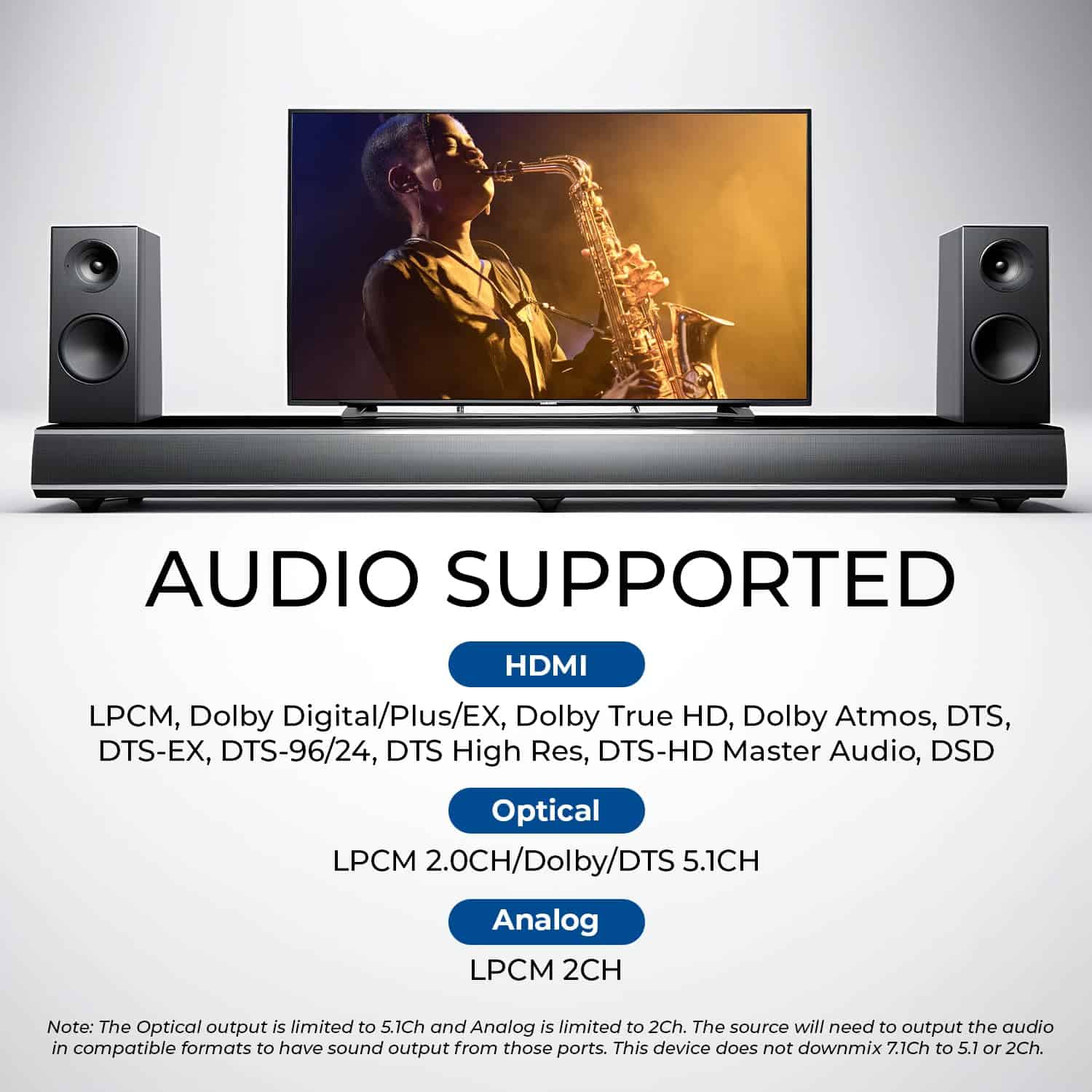 OREI 8K 4x4 HDMI Matrix Switch, Switcher con Extractor de - Image 9