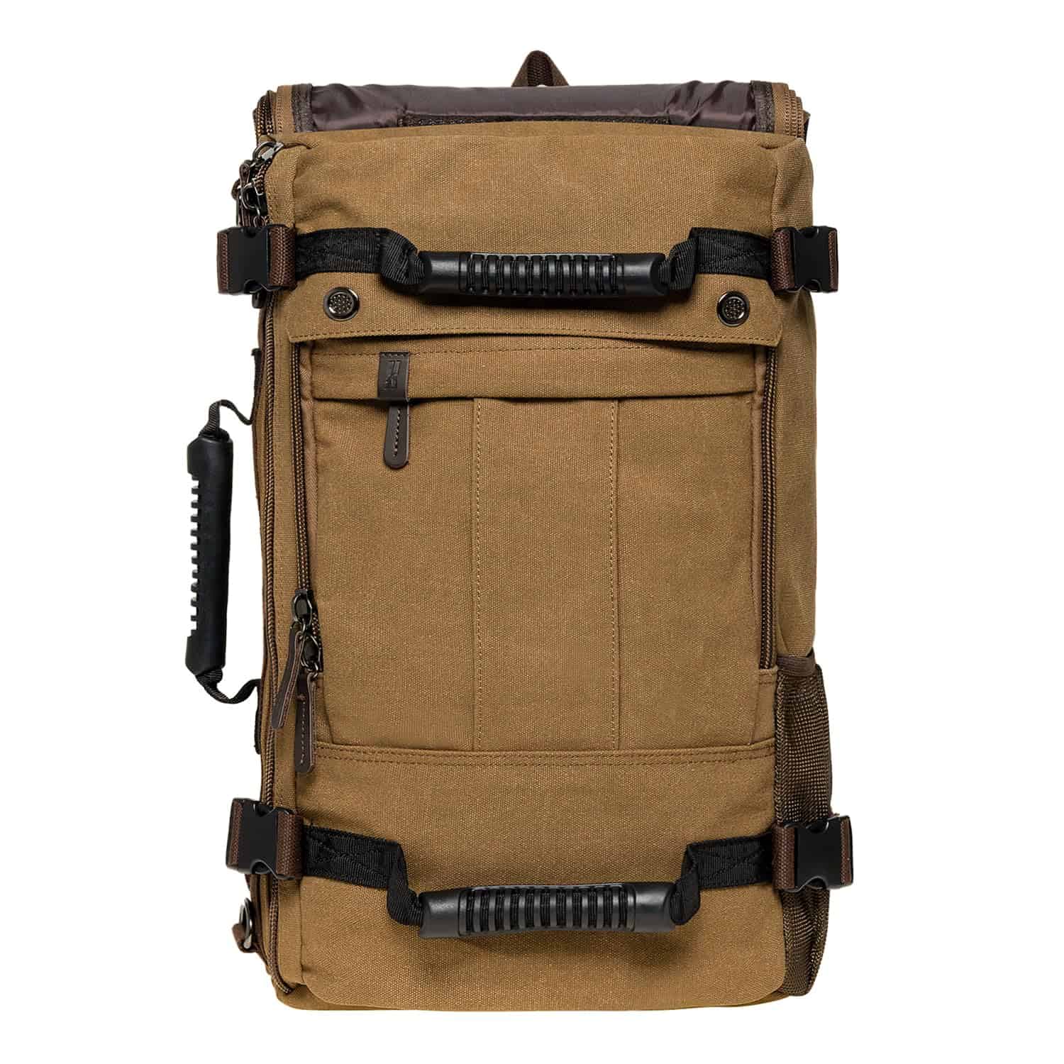 Mochila de Viaje de Lona KAUKKO Bolsa Multifuncional para