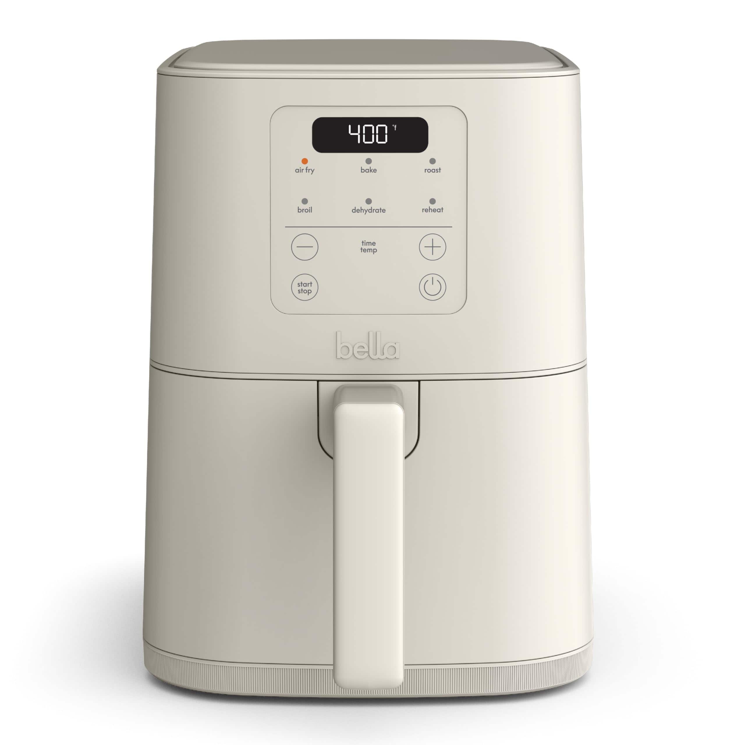 Freidora de Aire bella 4Qt Slim, se Ajusta en Cualquier
