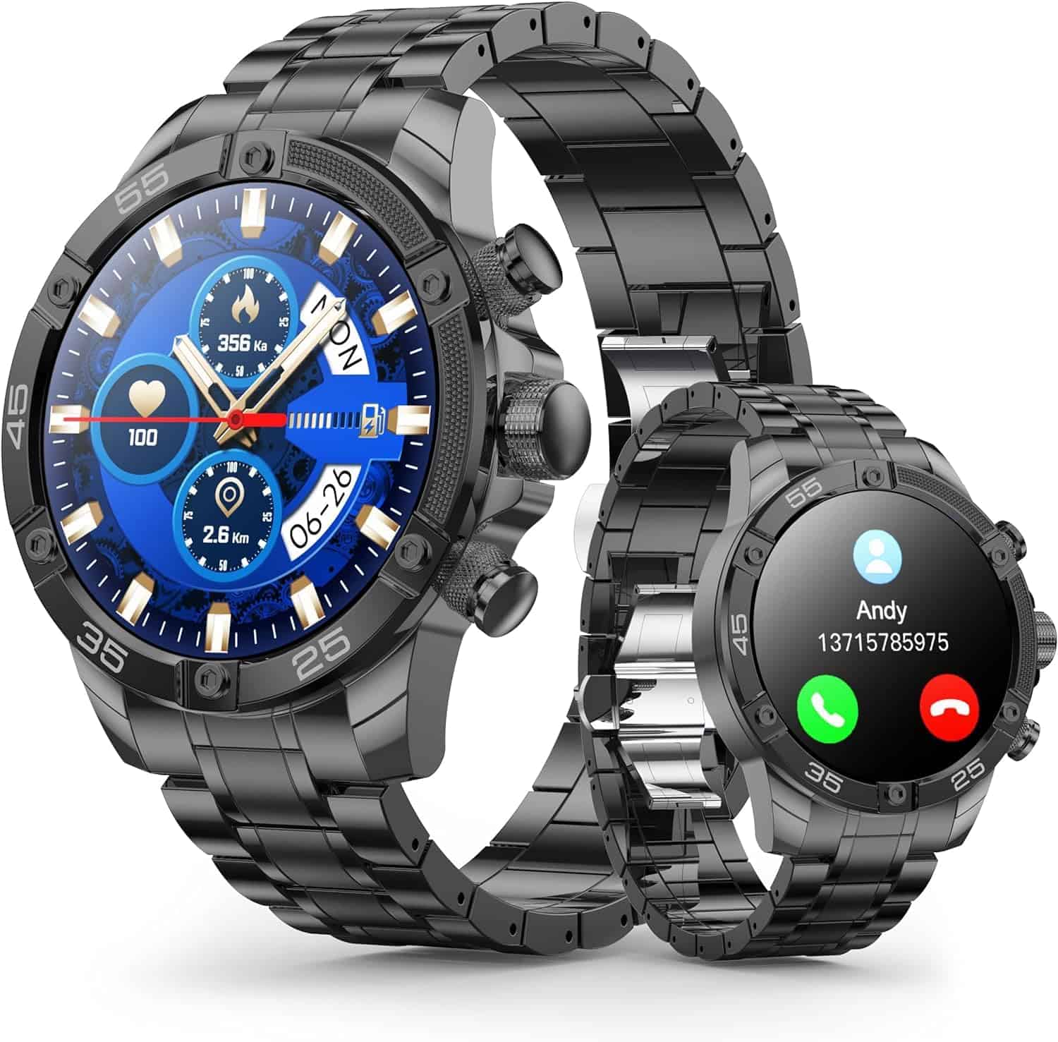 Smartwatch OHUGNA (Responder/Hacer llamadas), 1.53"