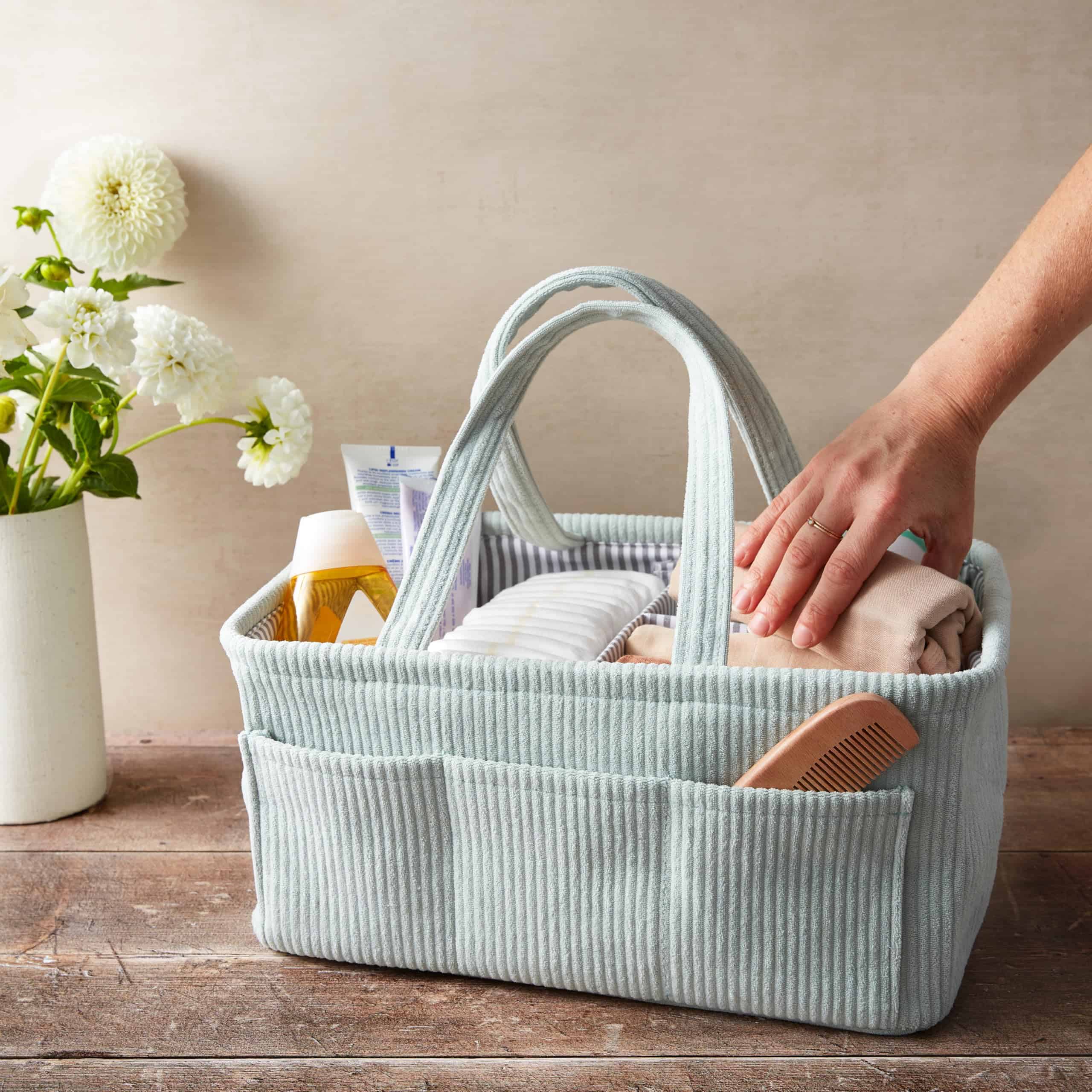 Organizador de Pañales Itsy Bitsy Tot, Caddy -Menta - Imagen 8