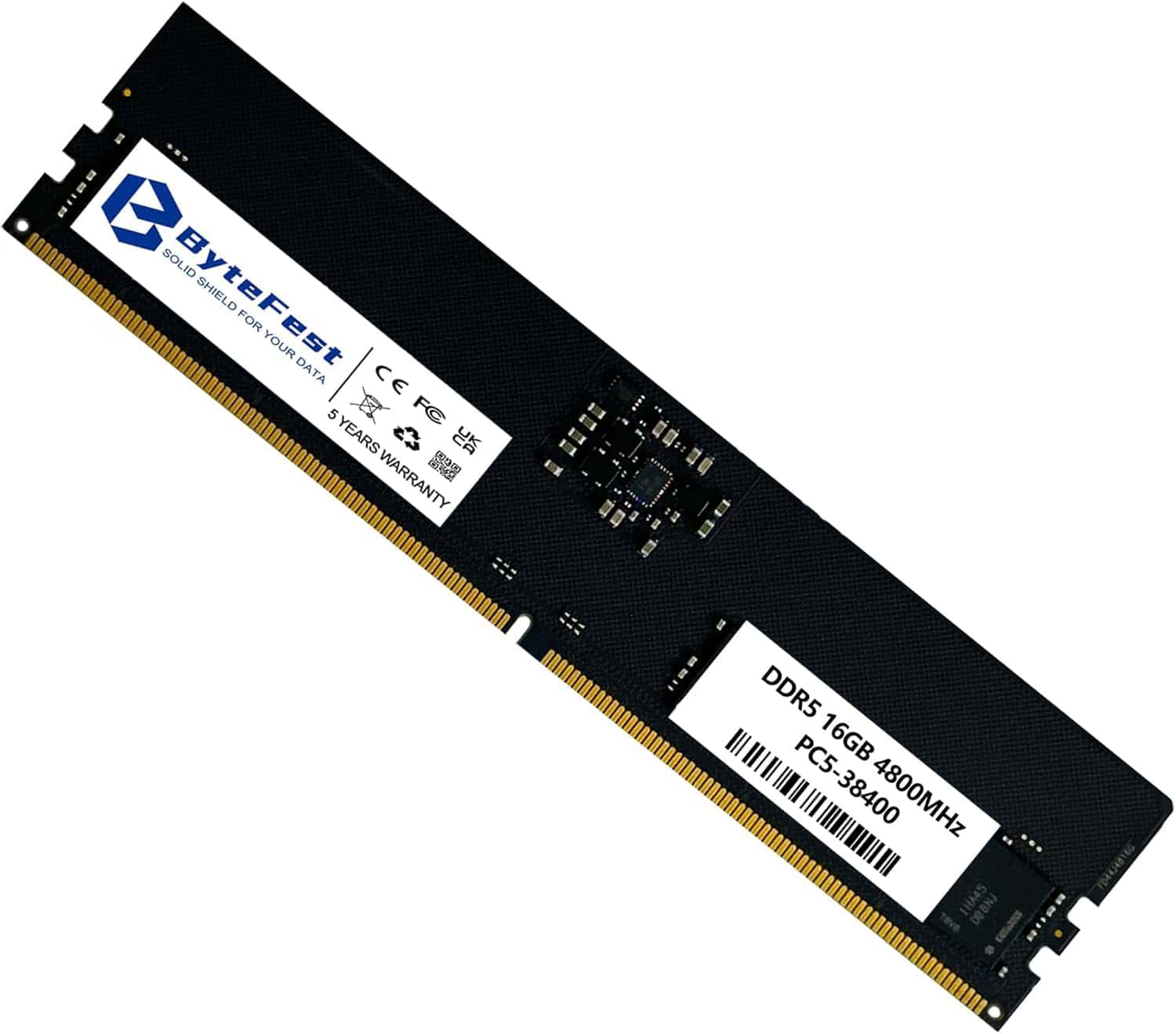 ByteFest DDR5 RAM 16GB 4800MHz PC5-38400 CL40 UDIMM 1.1V