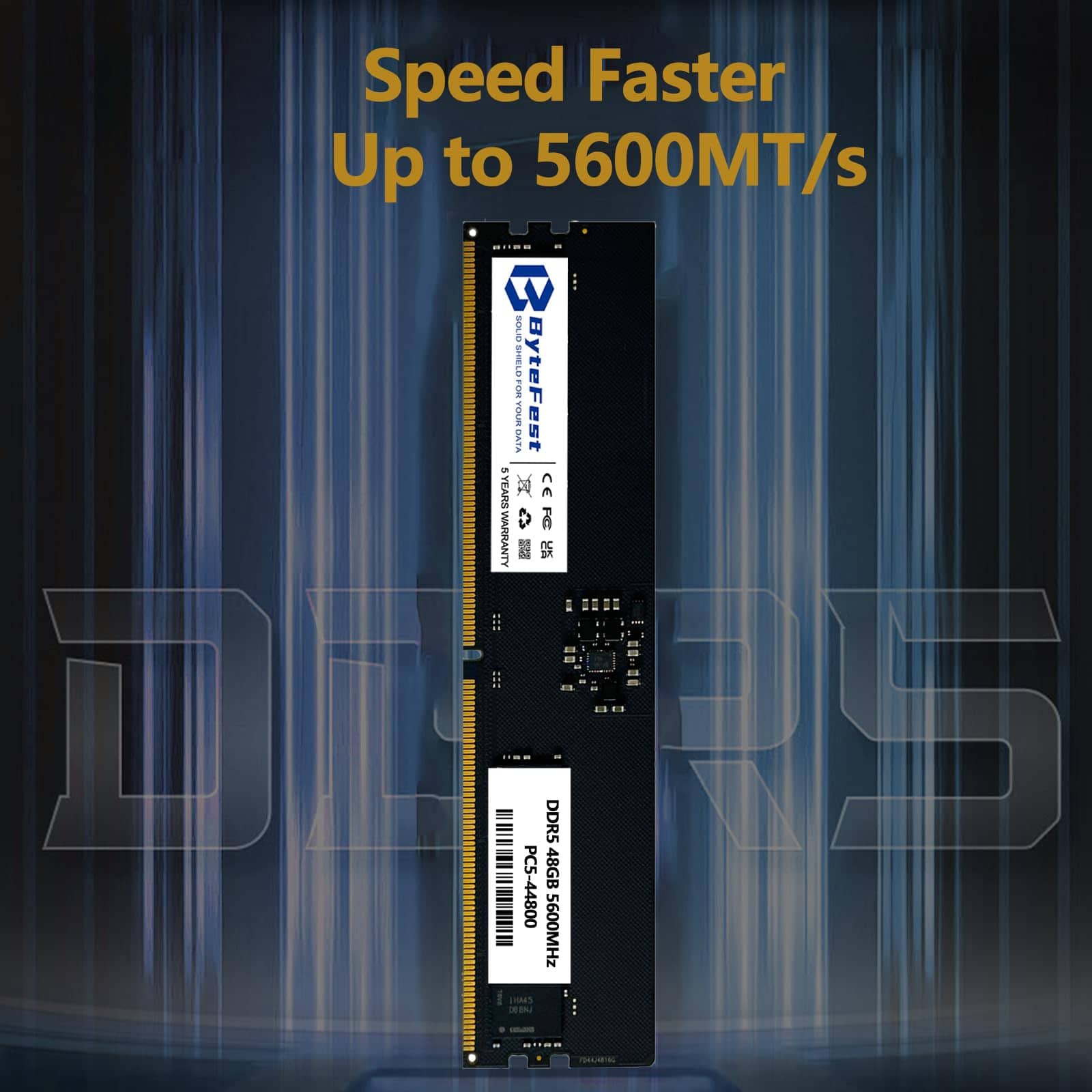 Memoria RAM DDR5 ByteFest 48GB 5600MHz PC5-44800 CL46 UDIMM - Image 6