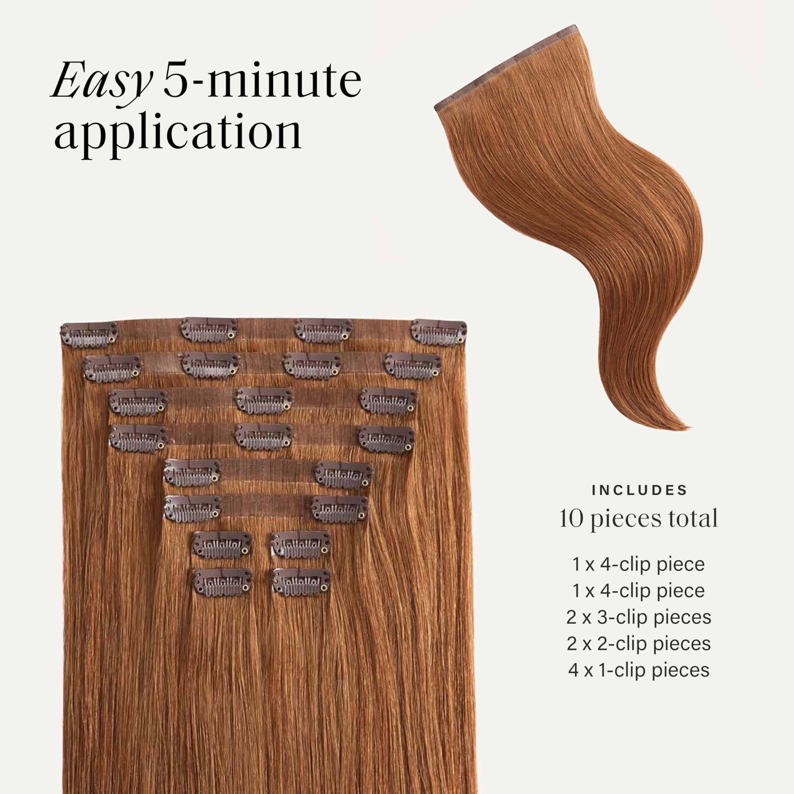 Extensiones de Cabello Clip-In Seamless 100% Cabello Humano - Image 4