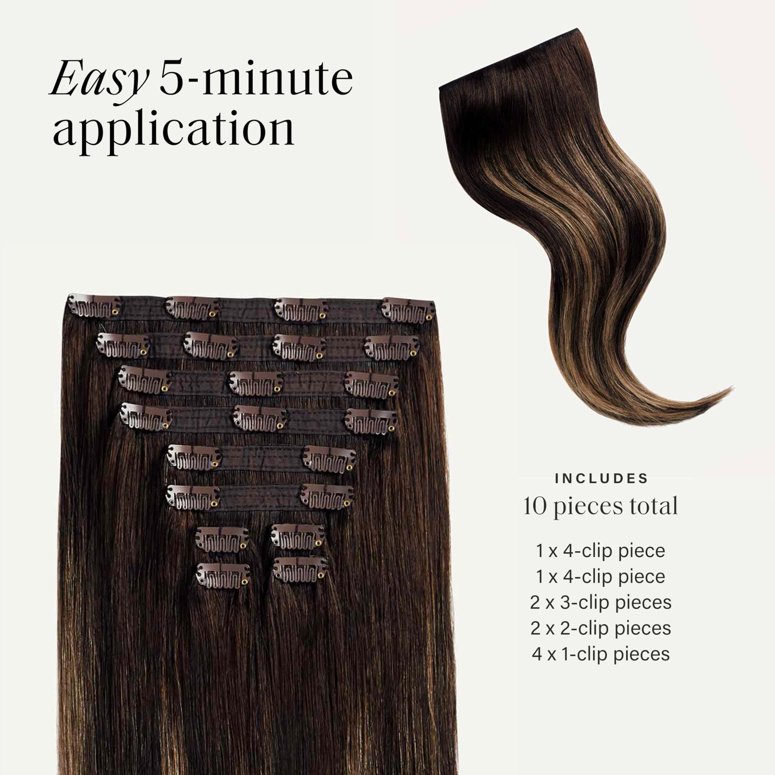 Alternative view of Luxy Hair 24" Extensiones de Cabello Clip-In Clásicas