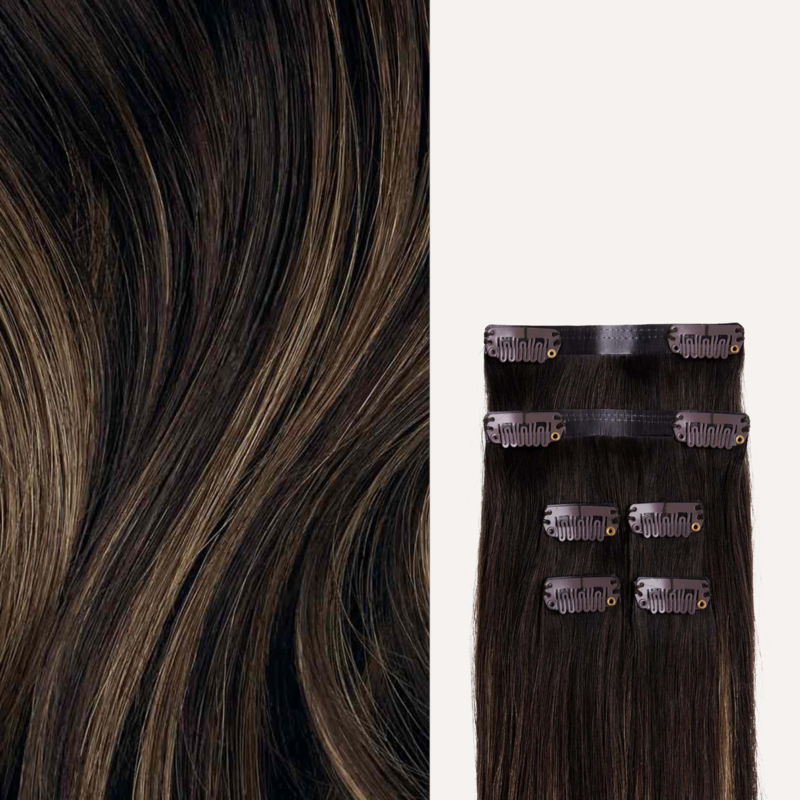 Extensiones de Cabello Humano 100% Remy Luxy -Mocha Bronde B