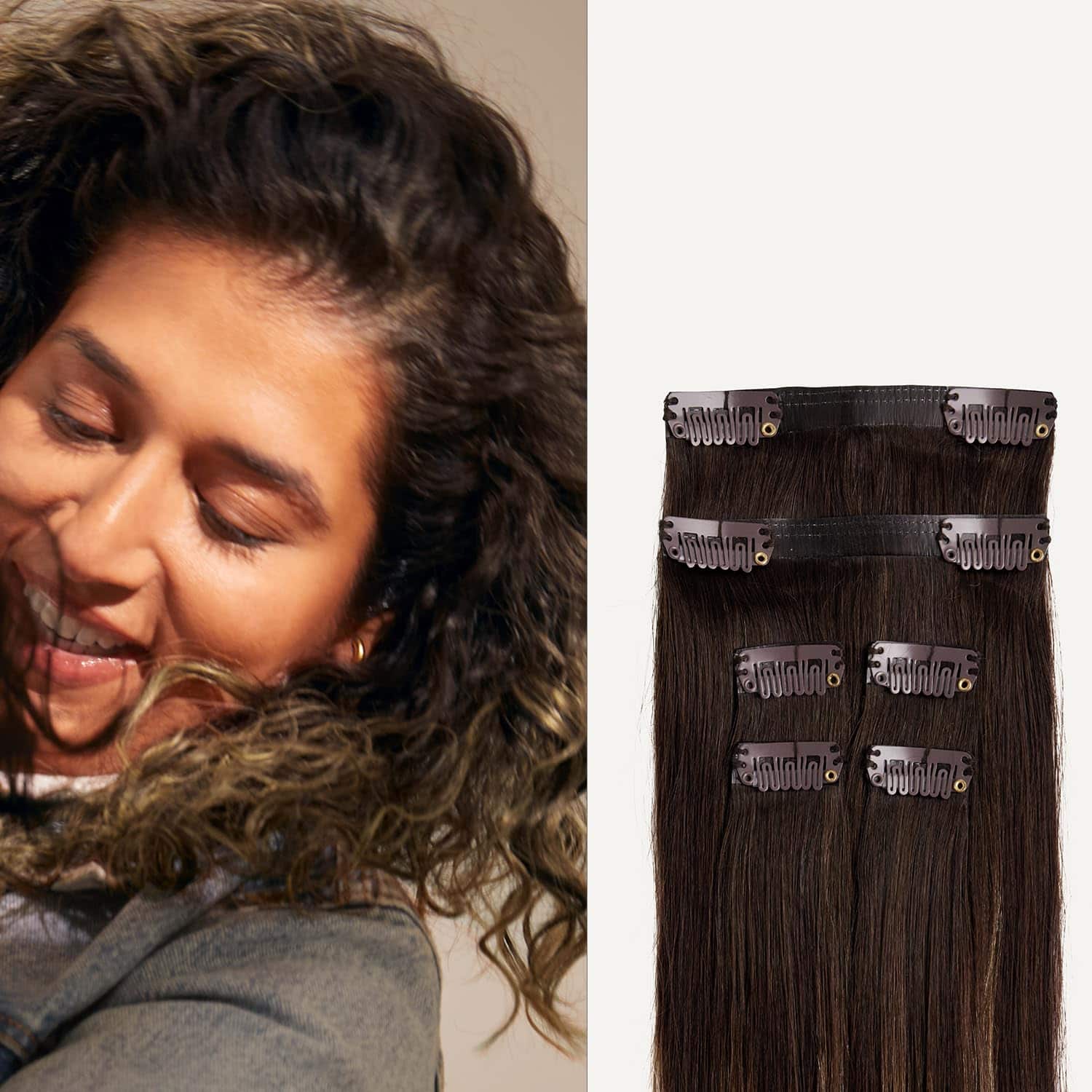 Extensiones de Cabello Humano Luxy 100% Remy -Dark Brown Bal