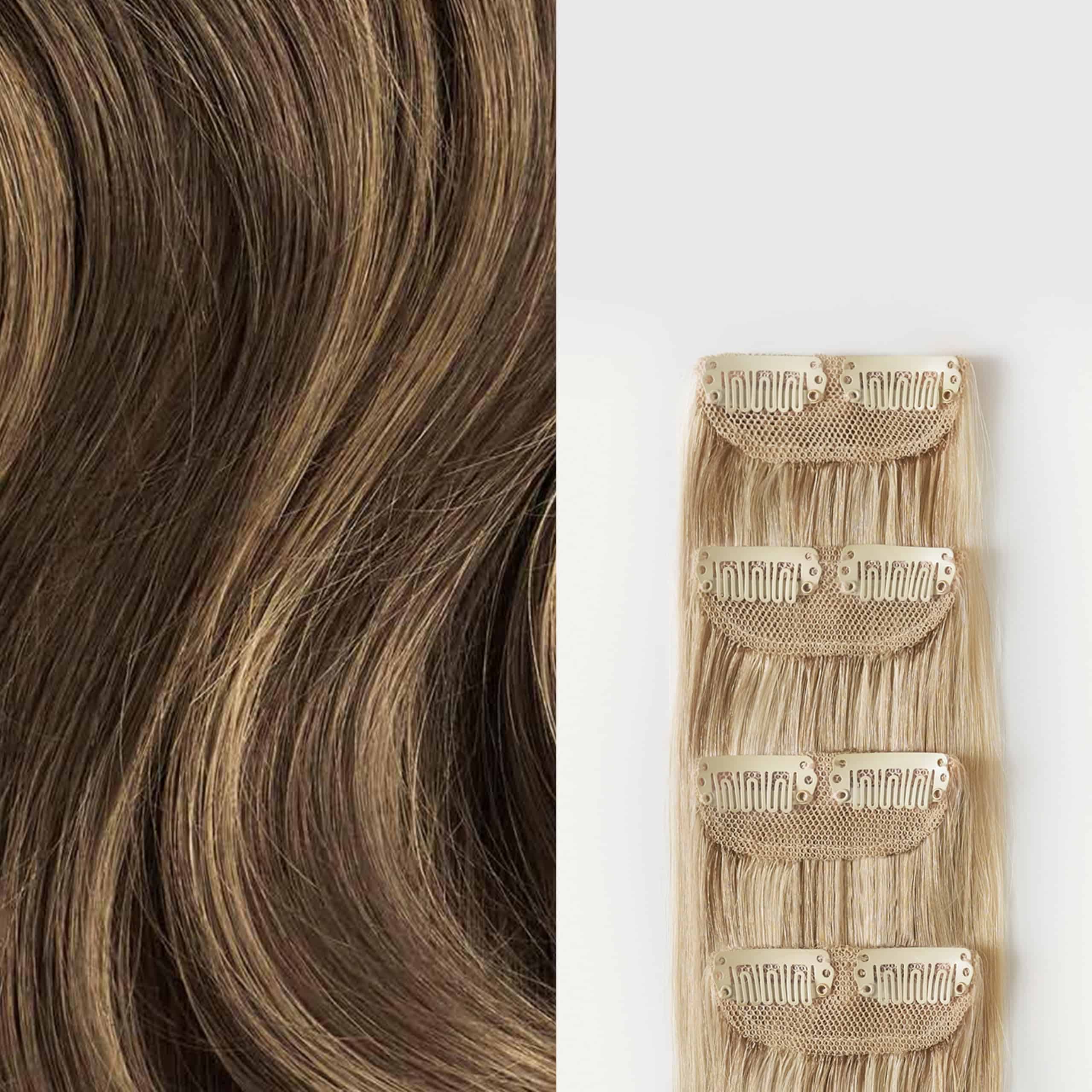 Luxy 100% Cabello Humano Remy - Rellenos -Ceniza Marrón Bala