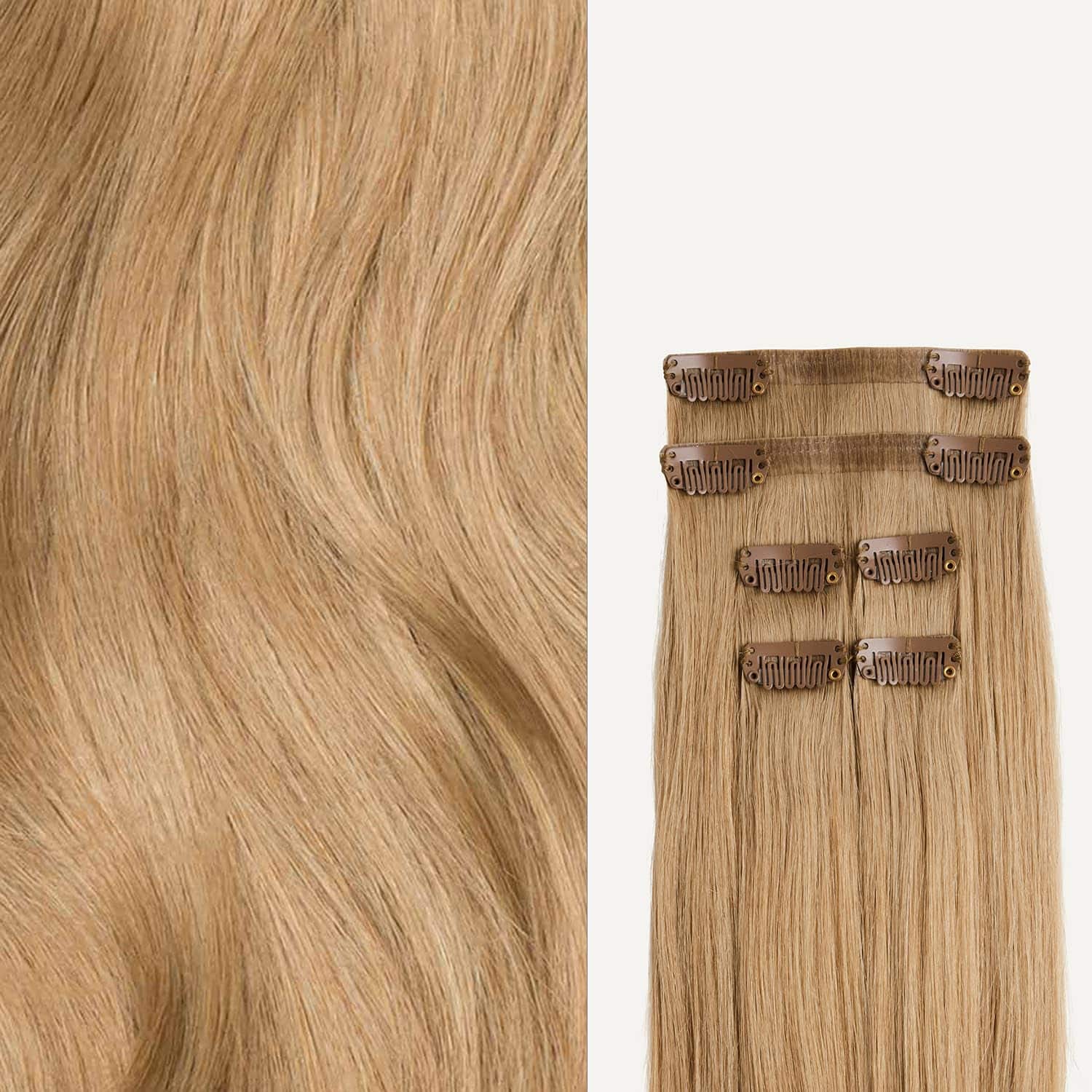 Extensiones de Cabello Humano Luxy 100% Remy -Rubio Sucio