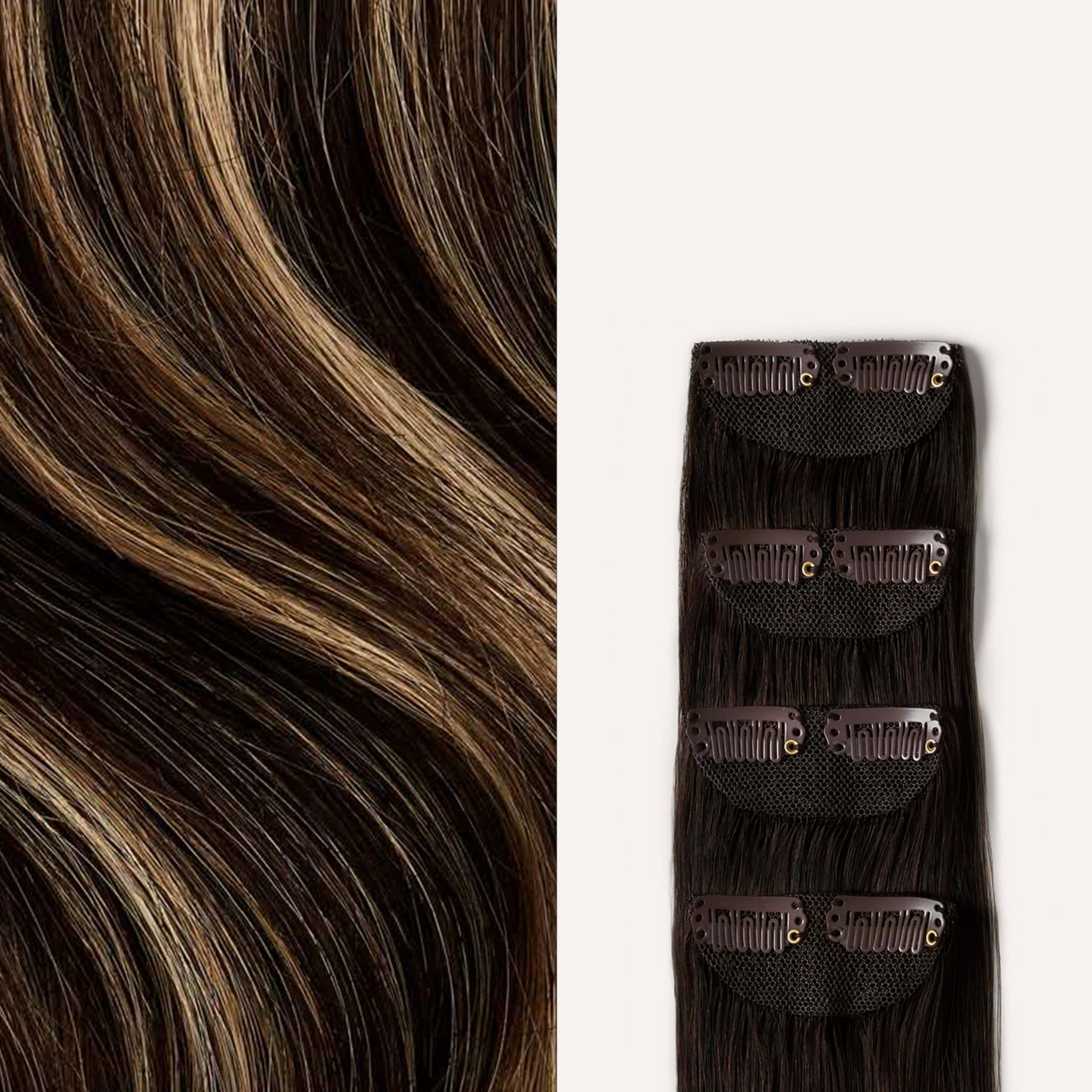 Luxy 100% Cabello Humano Remy - Rellenos Capilares Clip-Ins