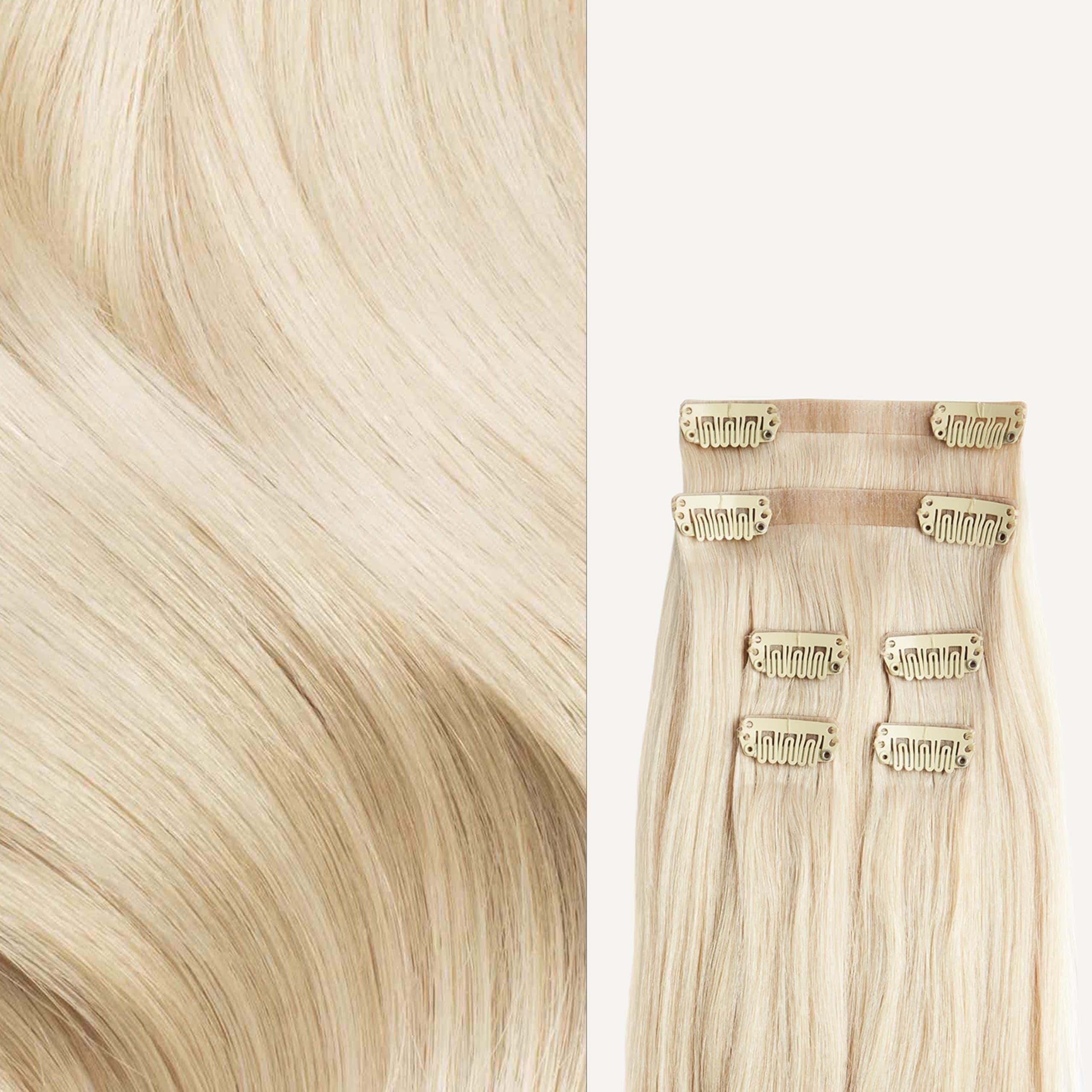 Extensiones de Cabello 100% Remy Luxy para -Rubio Platino