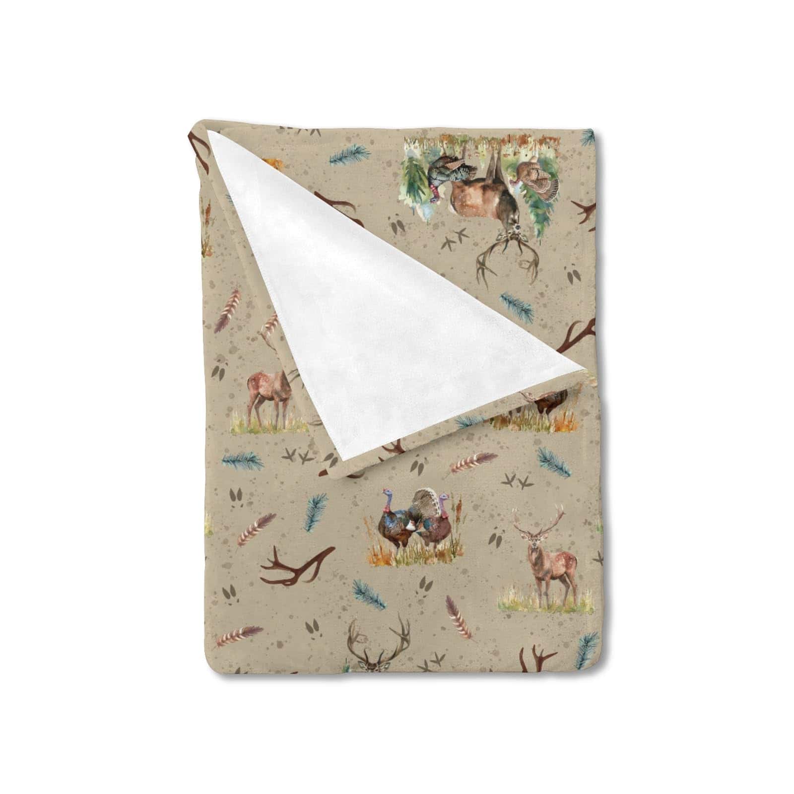 Cobija para bebé de caza de venado vintage para niños,