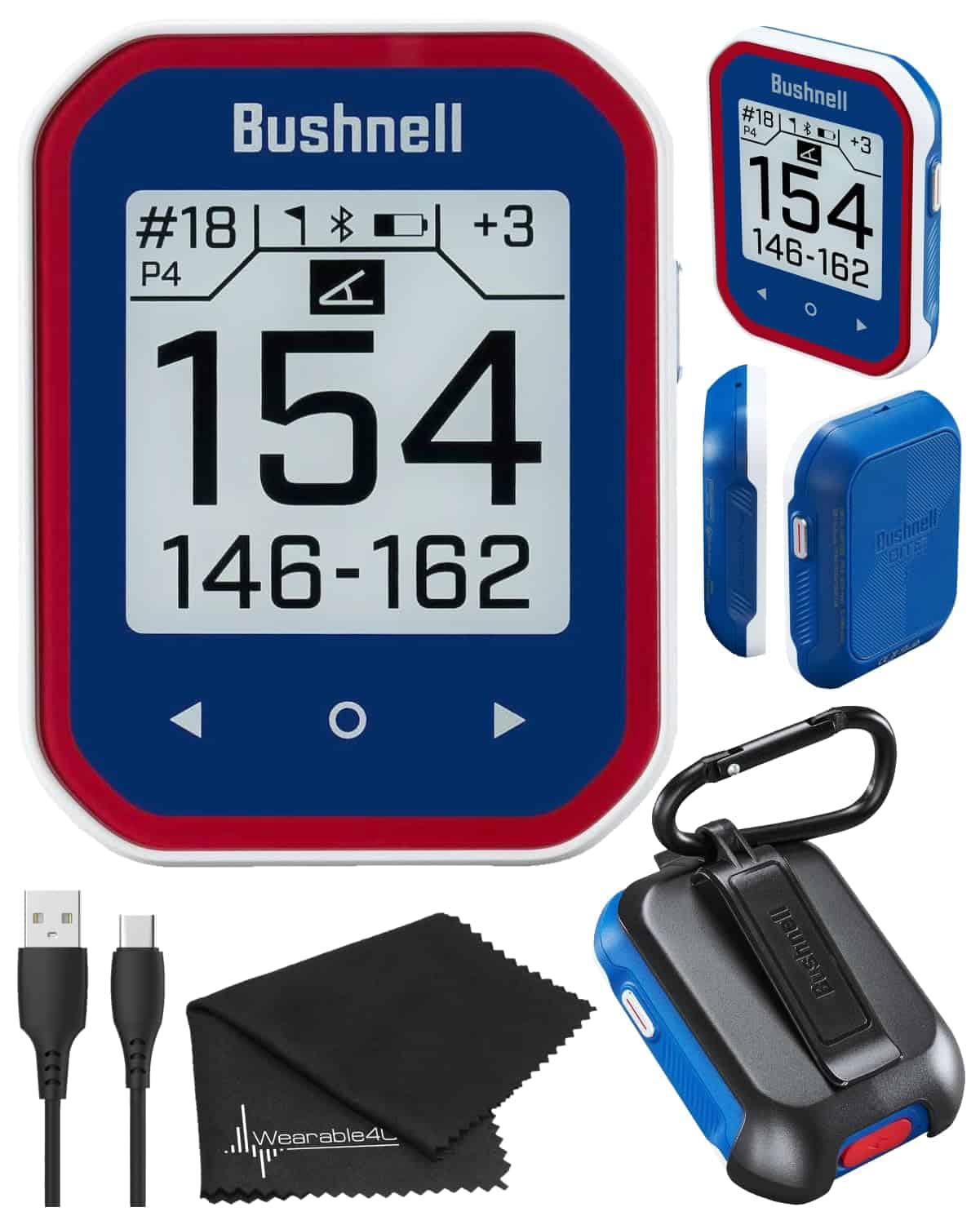 Wearable4U – Bushnell Phantom 3 Slope GPS -Azul + Paño de Le