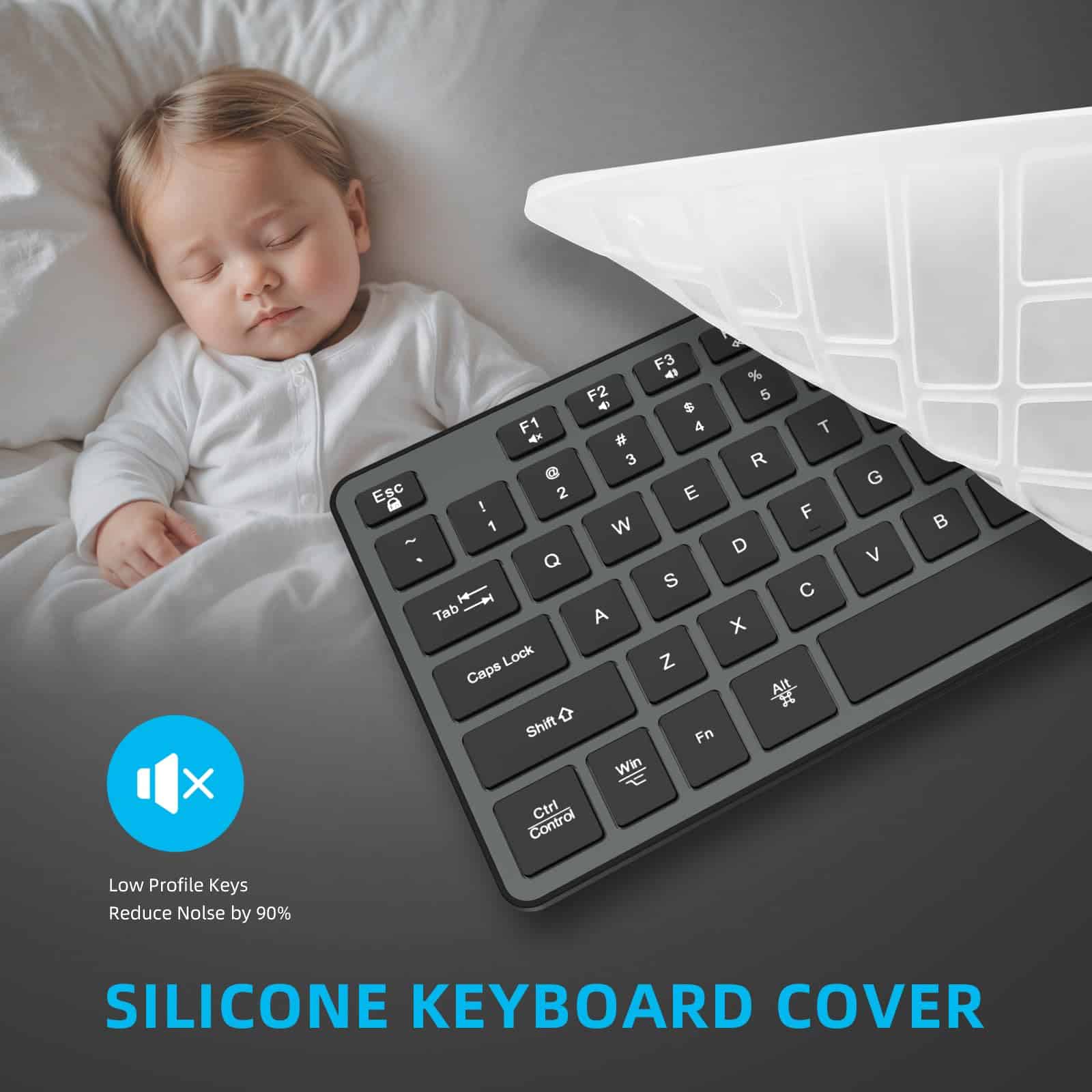 Teclado Inalámbrico BFRIENDit Ultra - Teclas -Gris - Image 4