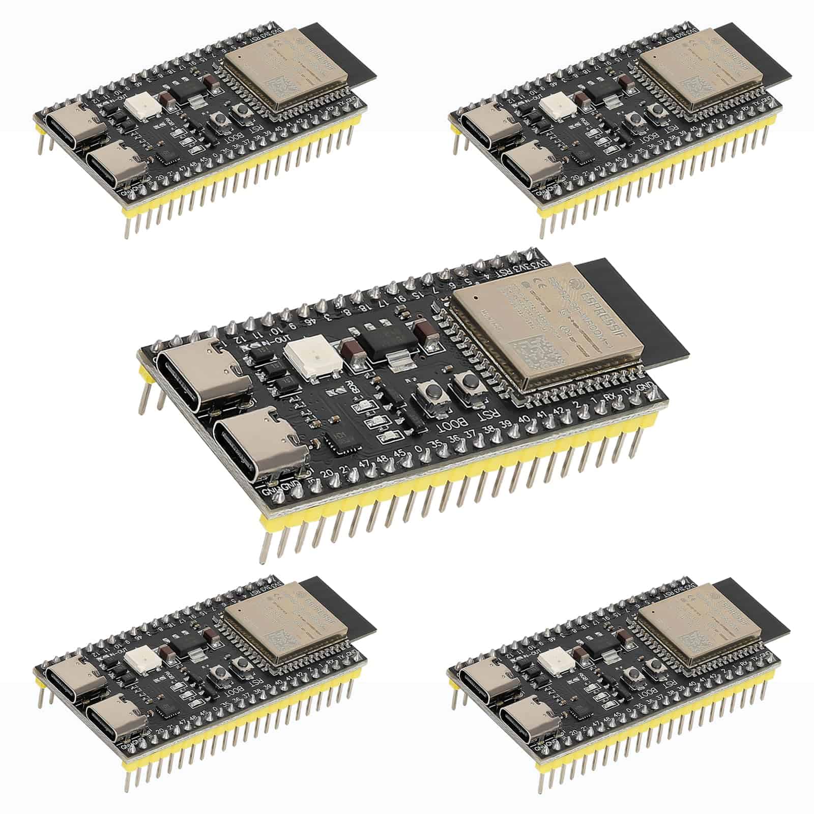 Tablero de Desarrollo ESP32 S3 de 5 piezas