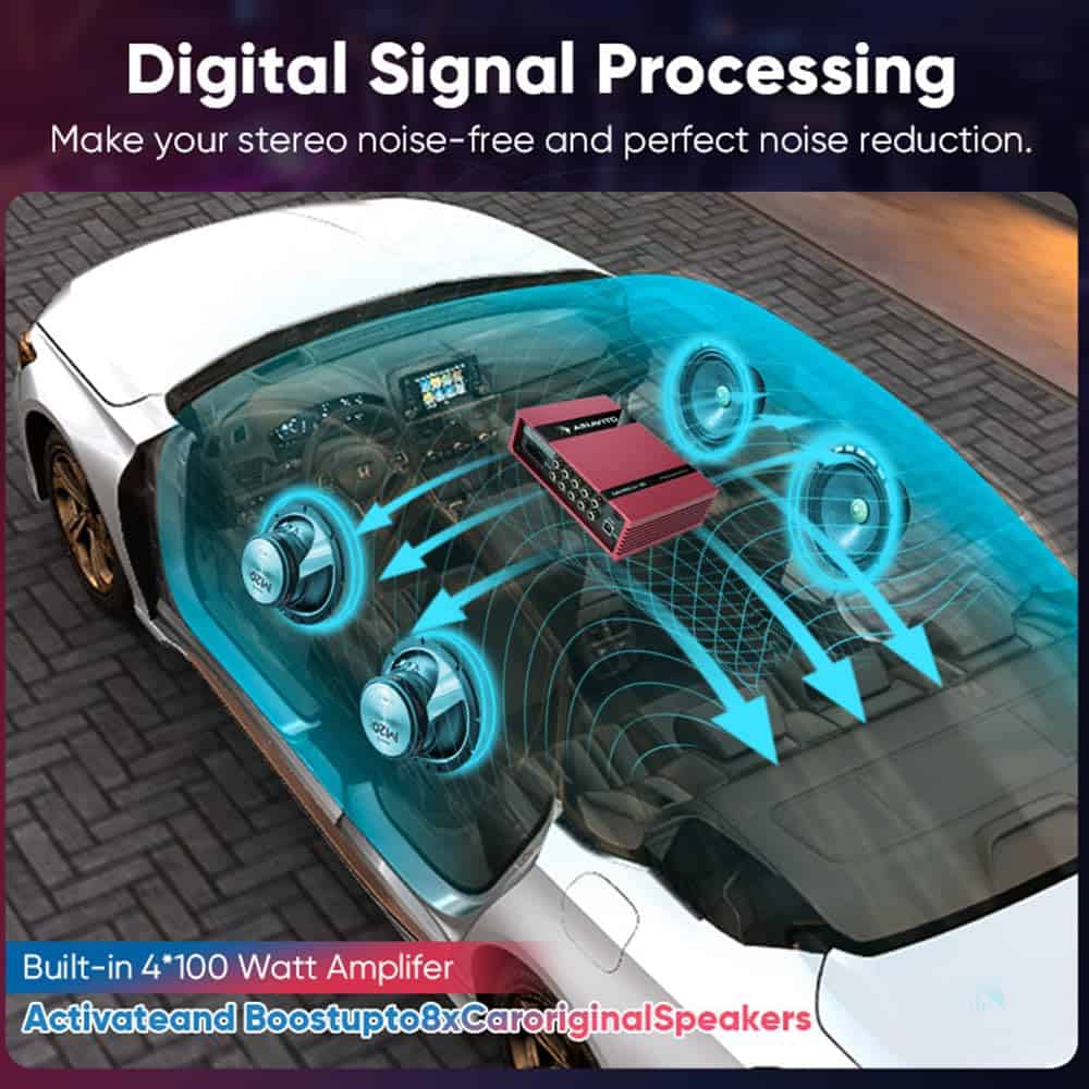 Procesador de señal digital para audio de automóvil A80 - Image 5