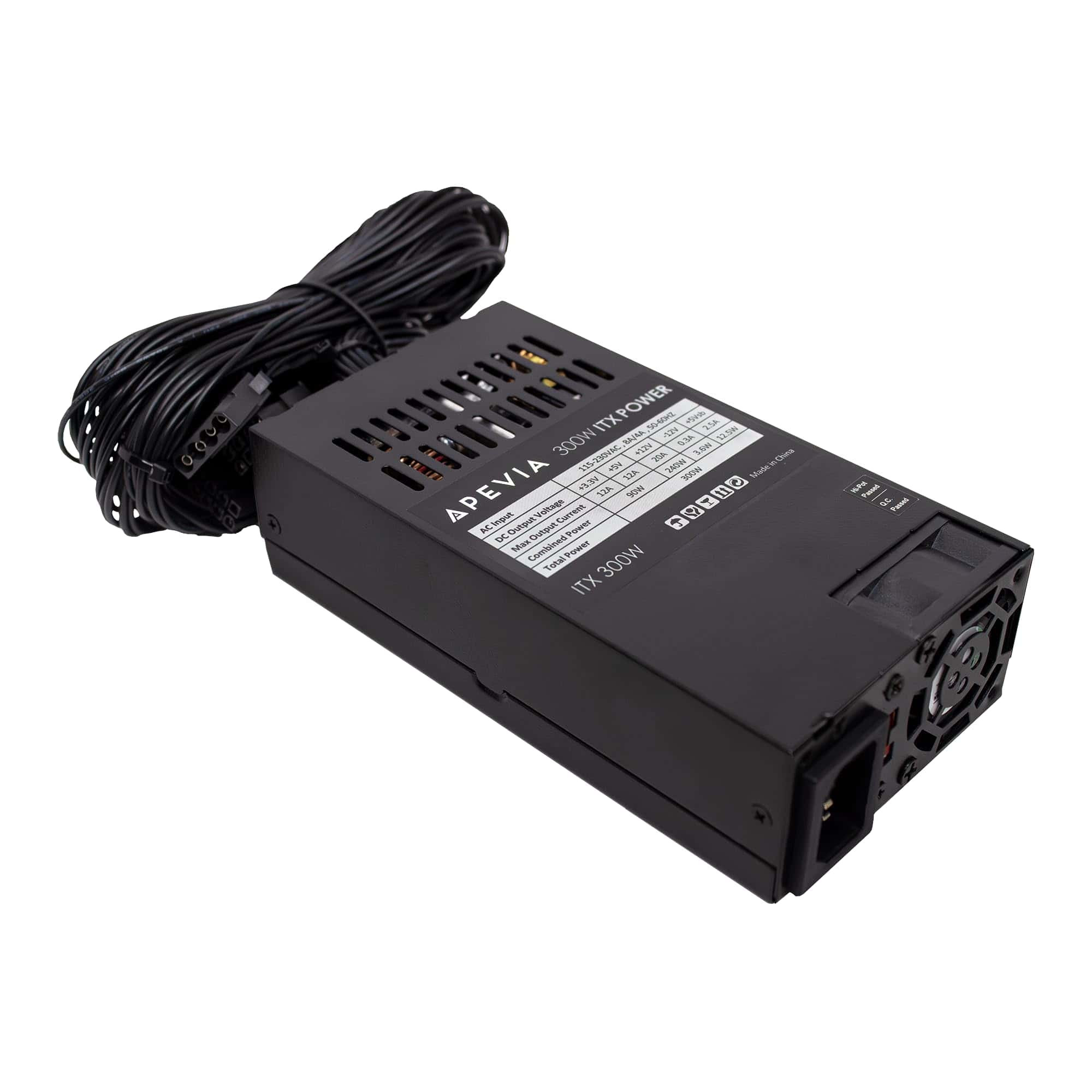 Apevia ITX-AP300W Mini-ITX/Flex ATX / 1U 300W para Sistema