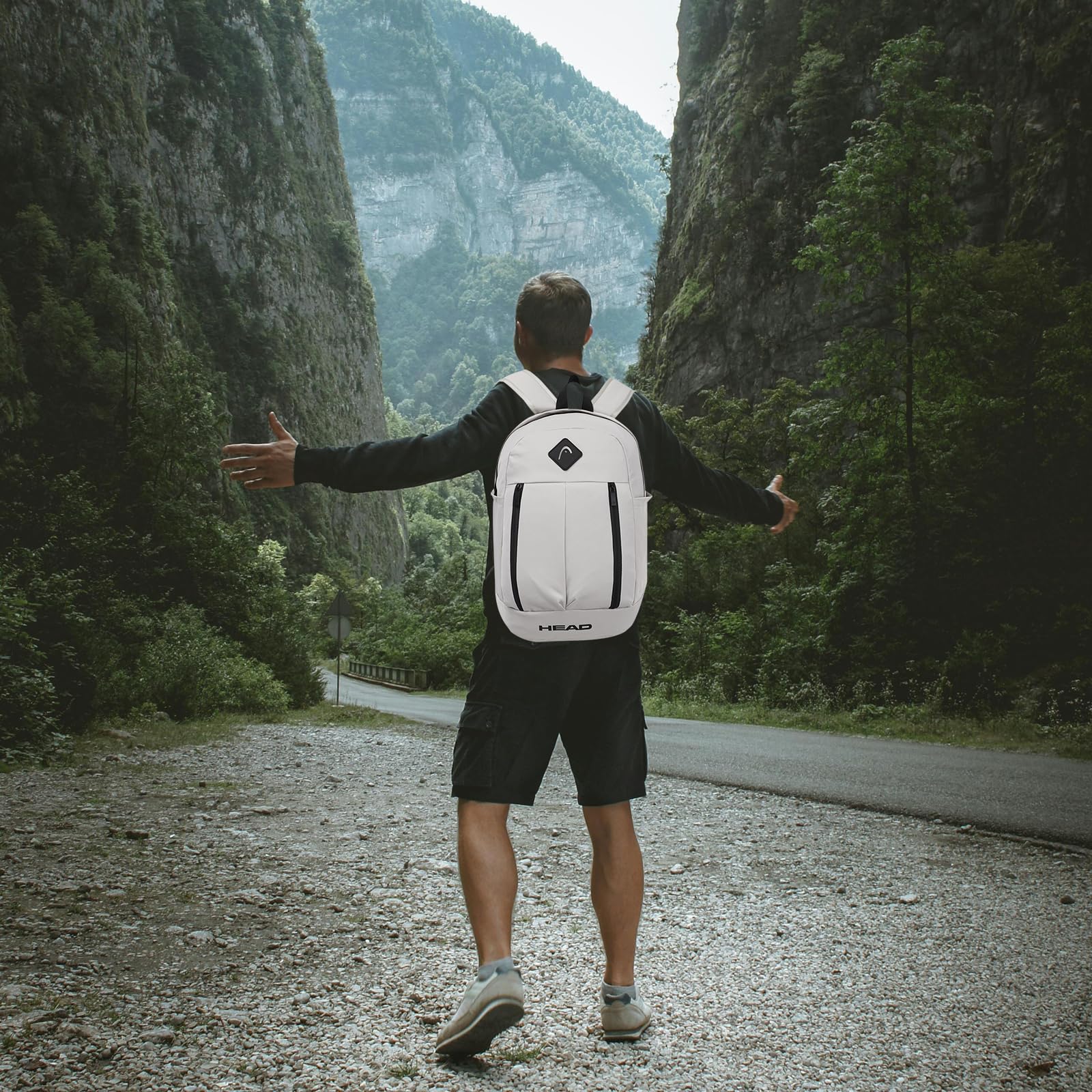 Mochila de Viaje Impermeable de 30L para -Gris - Image 4