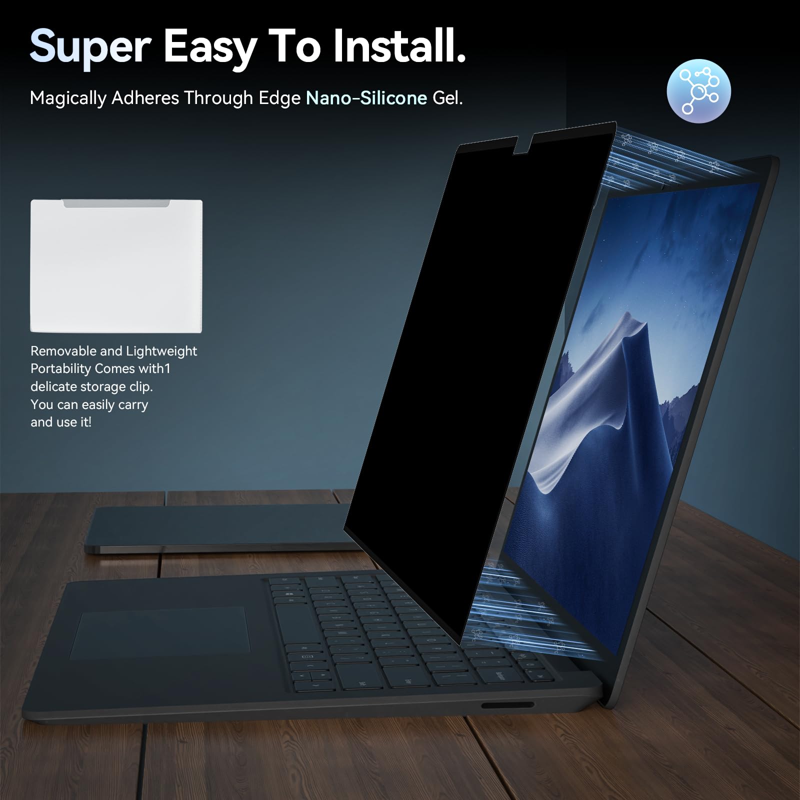 Filtro de privacidad compatible con Surface Laptop - Image 5