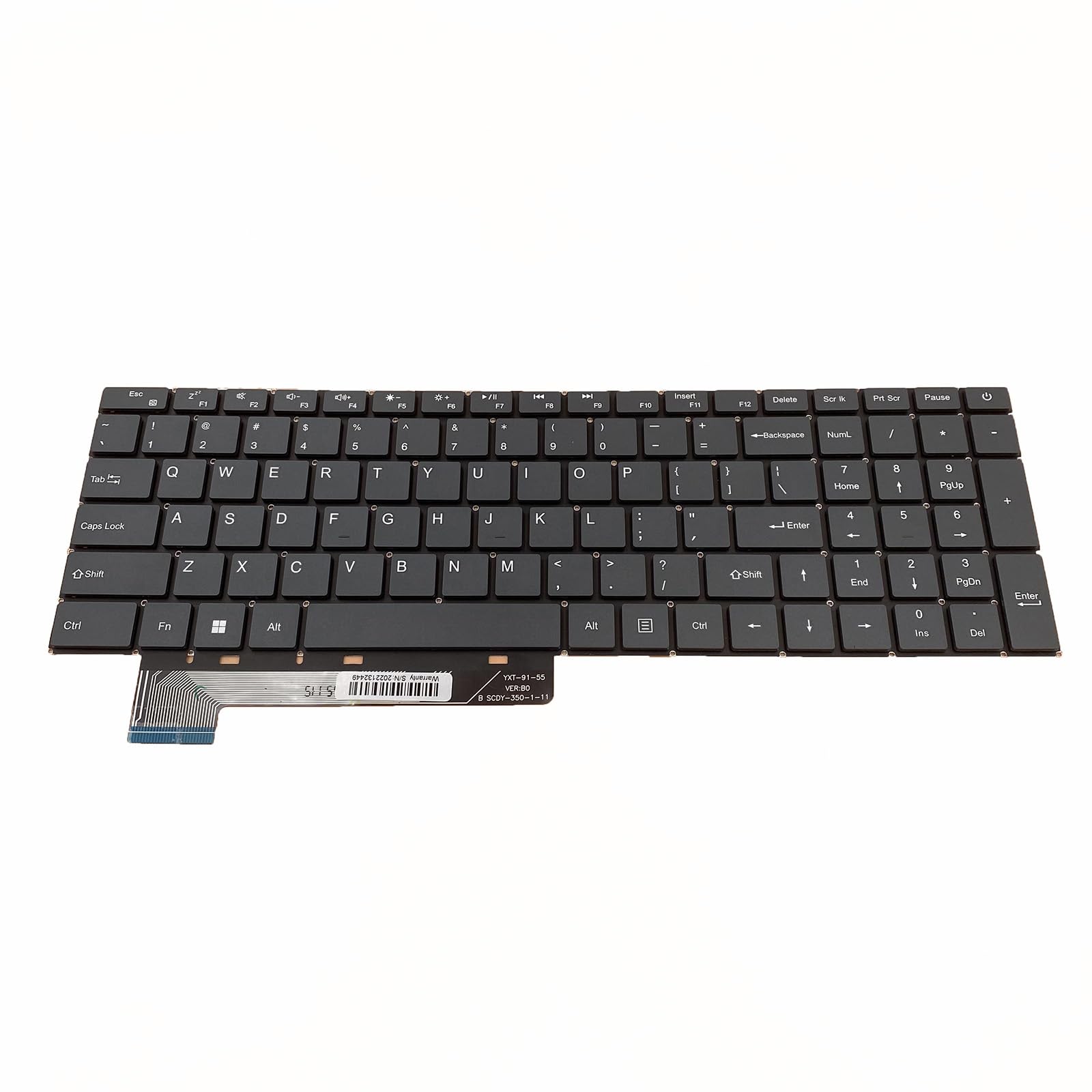 Teclado de repuesto para laptop Siakoocty -Negro - Image 7