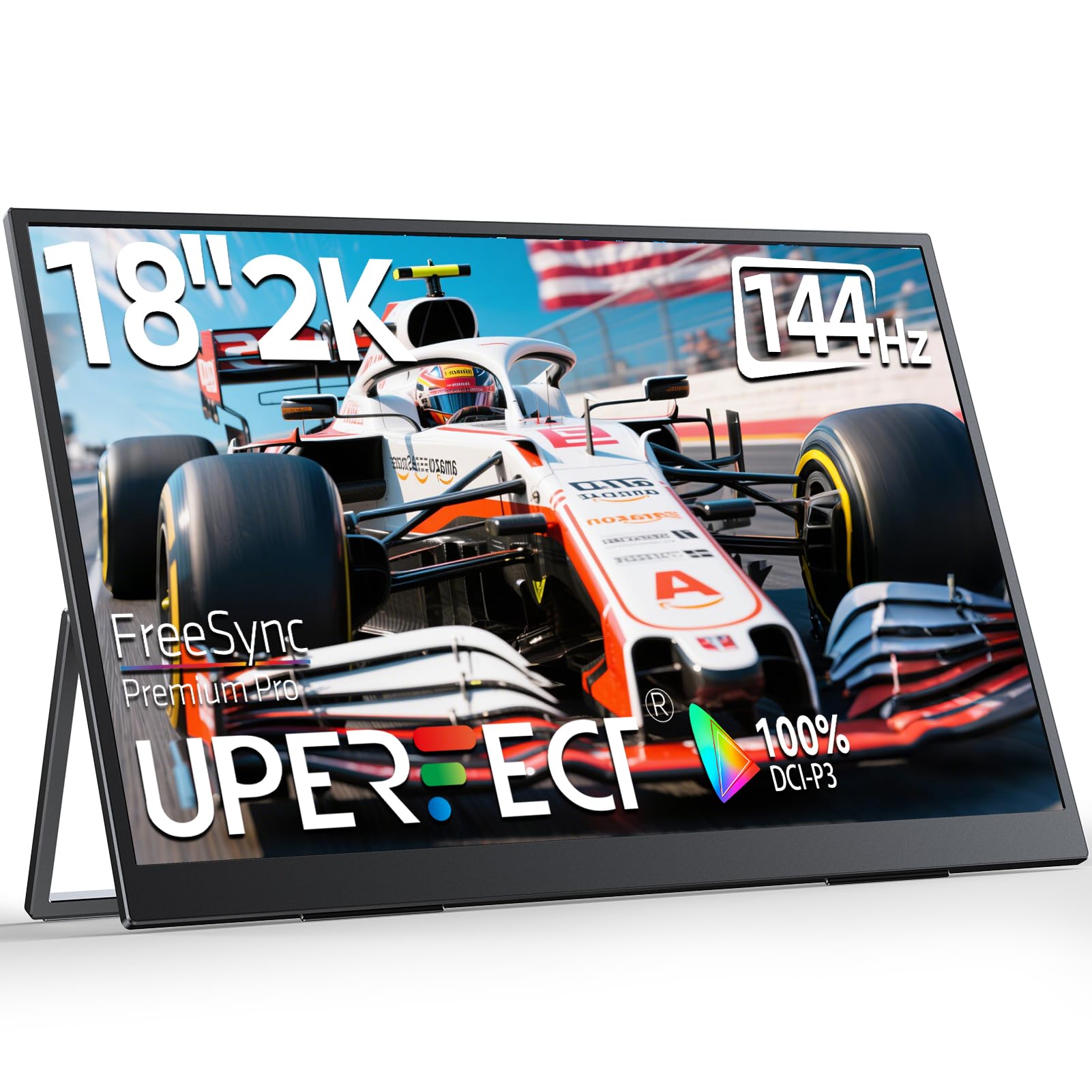 Monitor Portátil UPERFECT de 18 pulgadas 2K 144HZ 100%